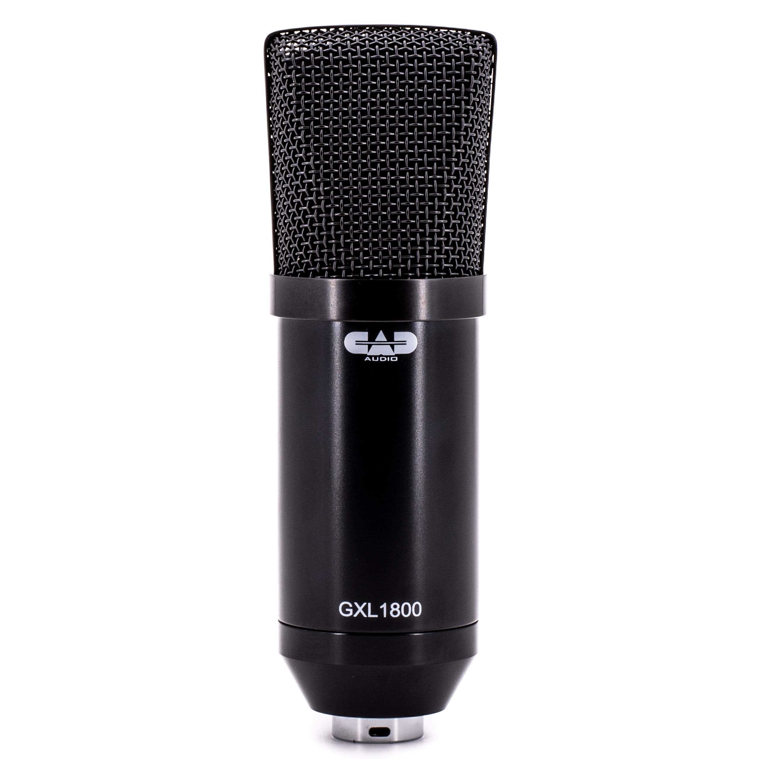CAD Audio GXL1800 Large Format Side Address Condenser Microphone- Perfect for Studio, Podcasting & Streaming, Black