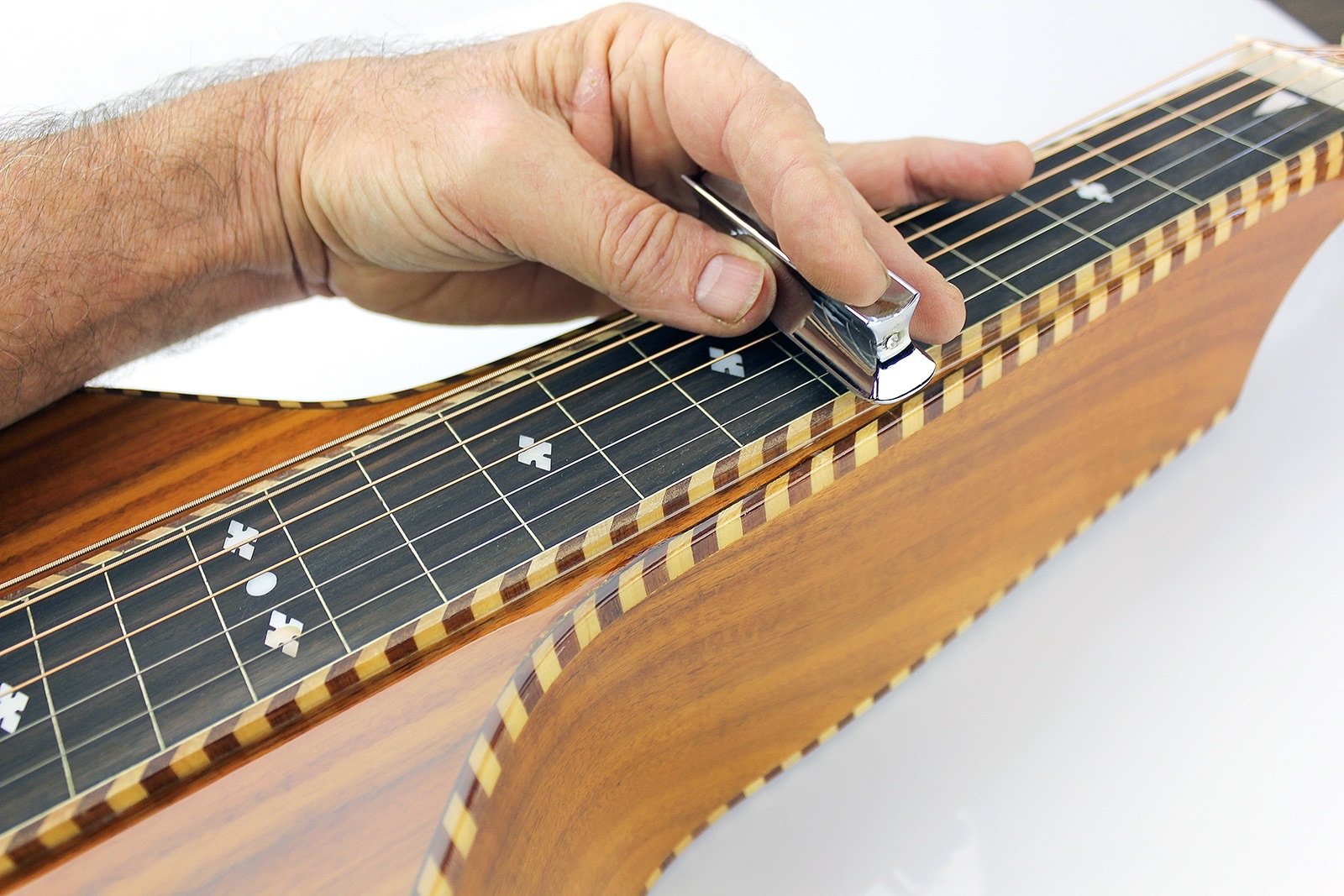 Imperial Valley Guitar Co. Cutaway Roundnose Tone Bar Slide For Dobro, Lap Steel