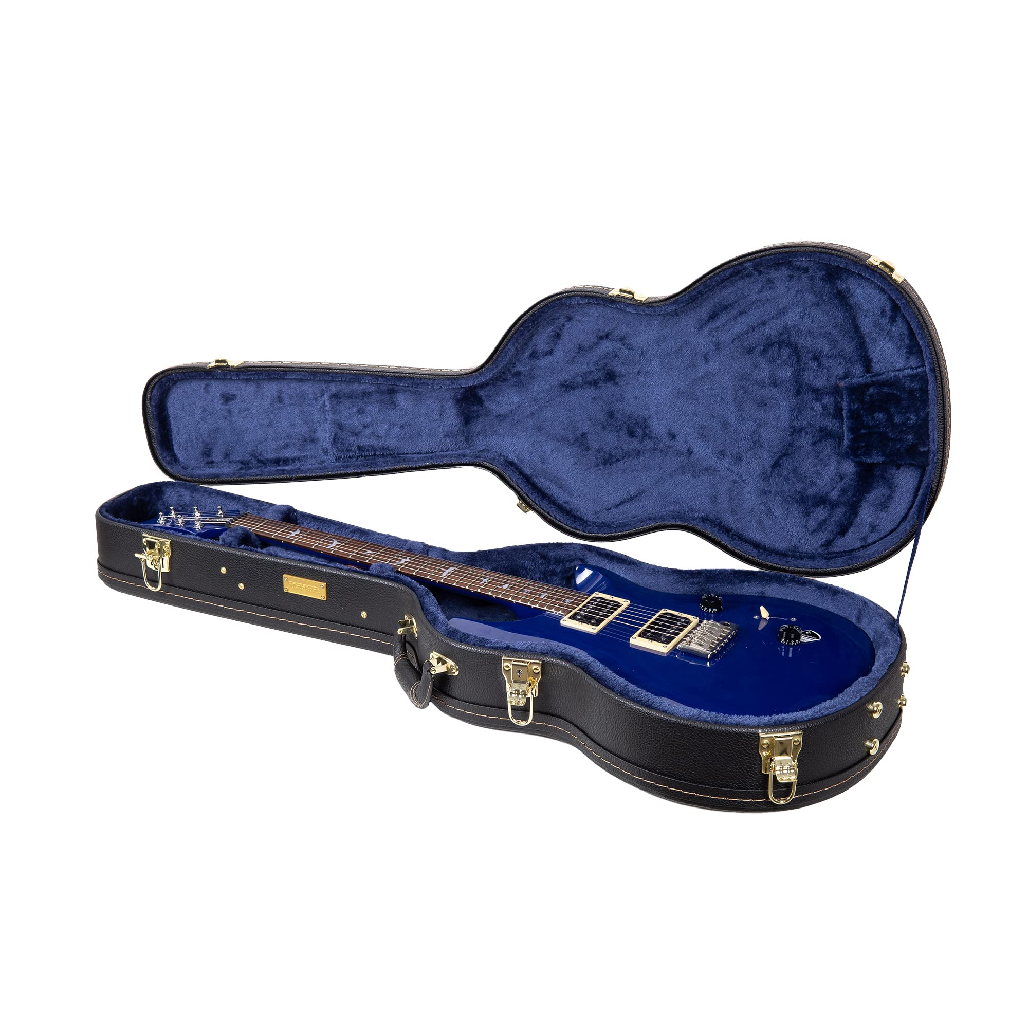 Crossrock Electric Guitar Case Fits Prs Se Standard Solid Body Guitar, Right-Hand, Black (Crw620Prsebk)