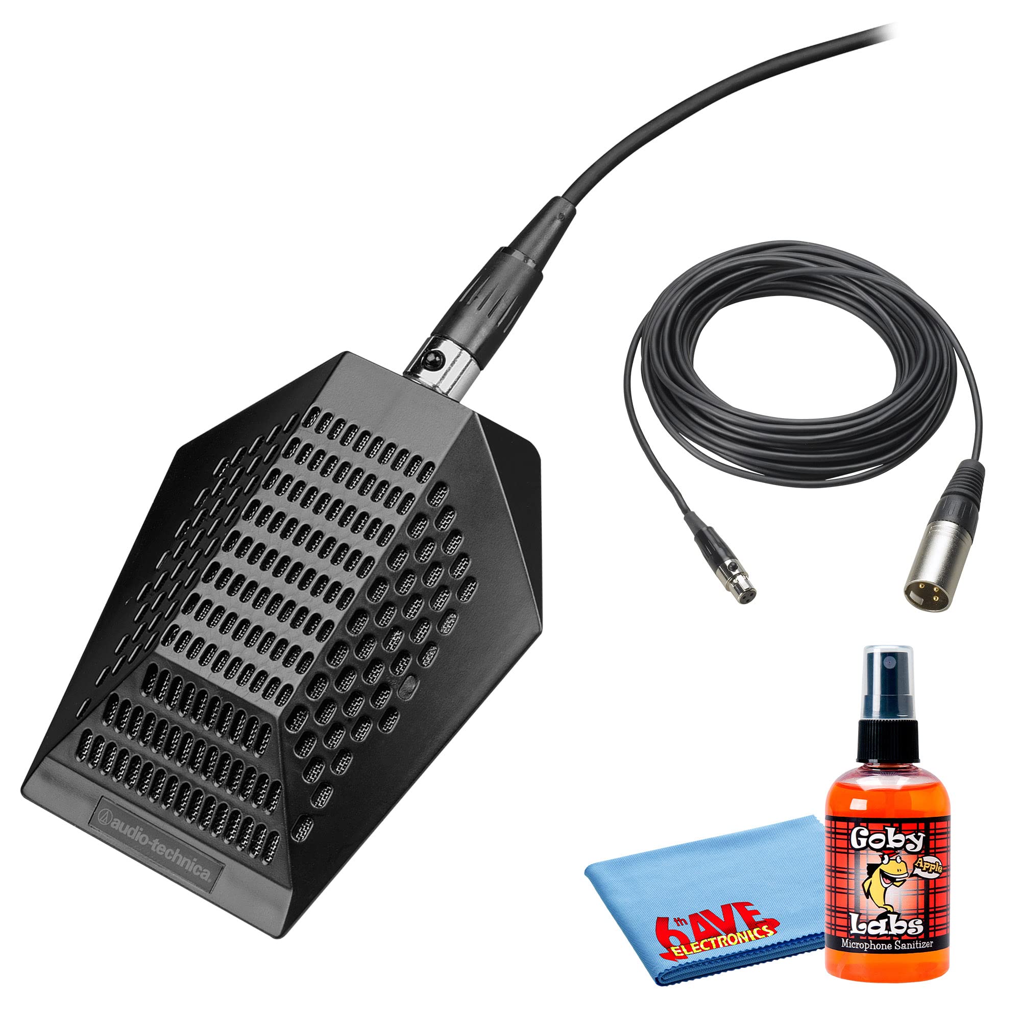 Audio-Technica PRO 44 Cardioid Condenser Boundary Microphone with Goby Labs Cleaner