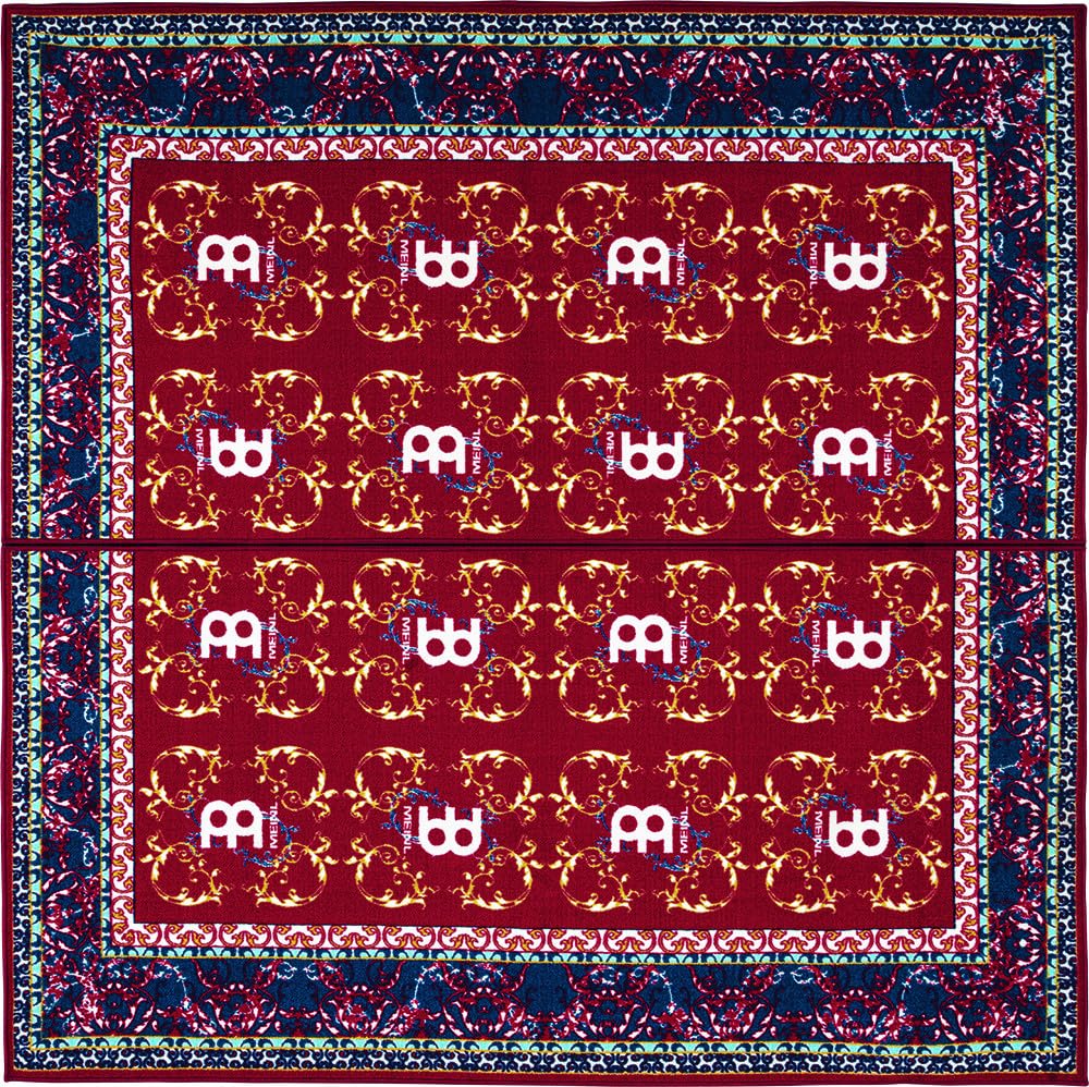 Drum Rug Mat (78 x 78), Tightly Woven Durable Carpet Fabric for Spurs and Stands - Rubber Lined - Designed in Germany