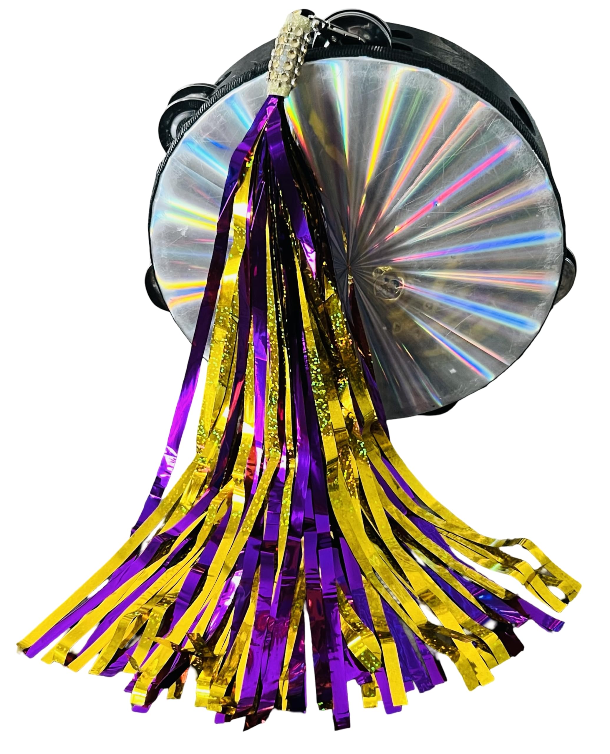 Lluvia liston para pandero Handmade 15-16inch on standard 8inch tambourine (Royal Purple)