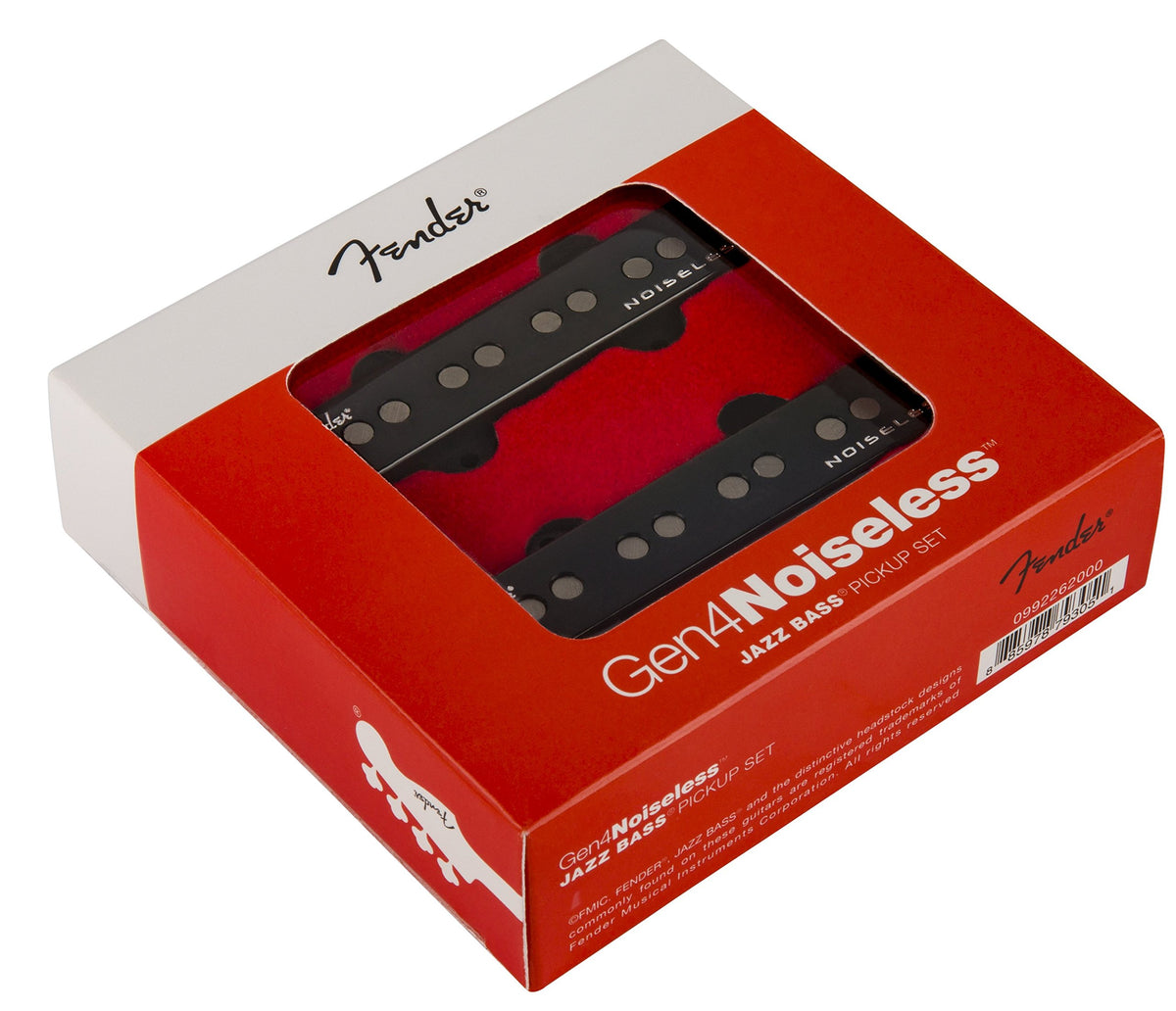 Fender Generation 4 Noiseless Jazz Bass Single-Coil Pickups - Set Of 2