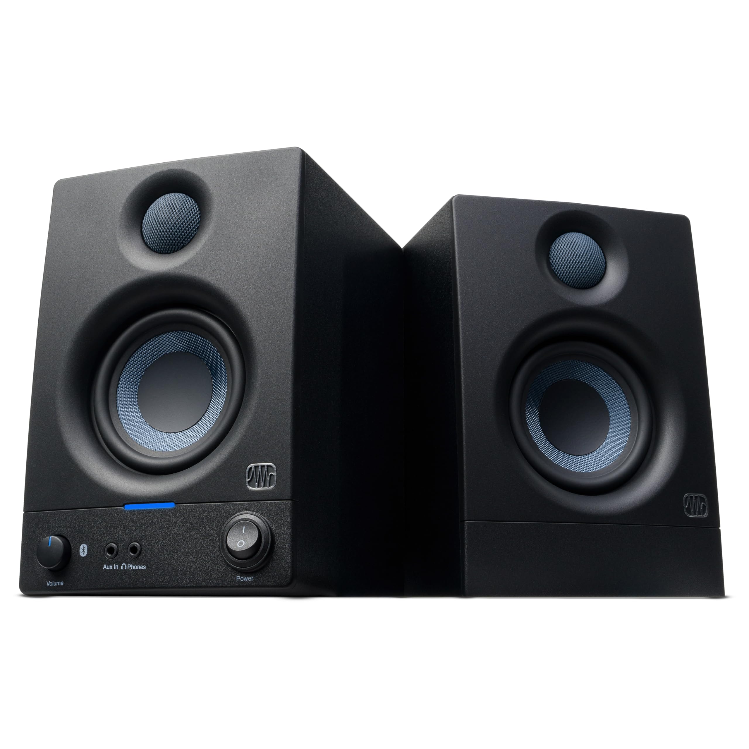 PreSonus Eris 3.5BT Bluetooth Studio Monitors, Pair - Powered, Active Monitor Speakers for Desktop, Turntable, Record Player, Bo
