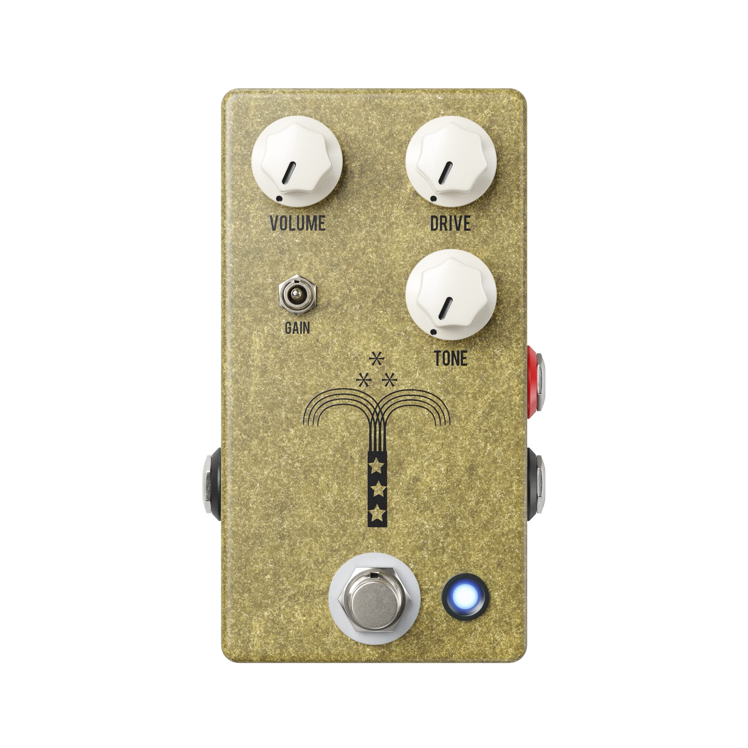 Jhs Pedals Morning Glory V4 Overdrive Guitar Effects Pedal, Gold