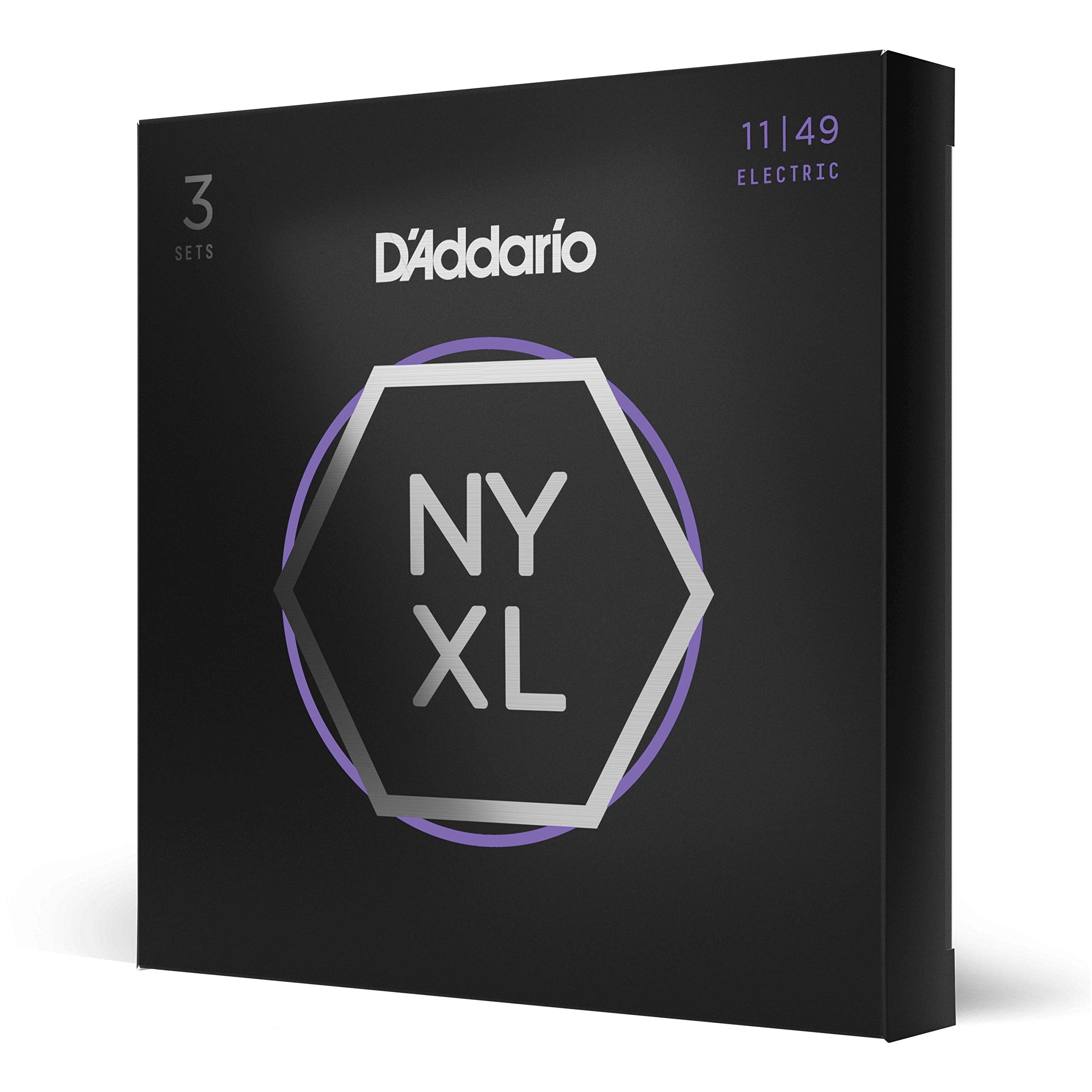 D'Addario Guitar Strings - Nyxl Electric Guitar Strings - Nyxl1149-3P - Unrivaled Strength, Tuning Stability, Enhanced Mid-Range