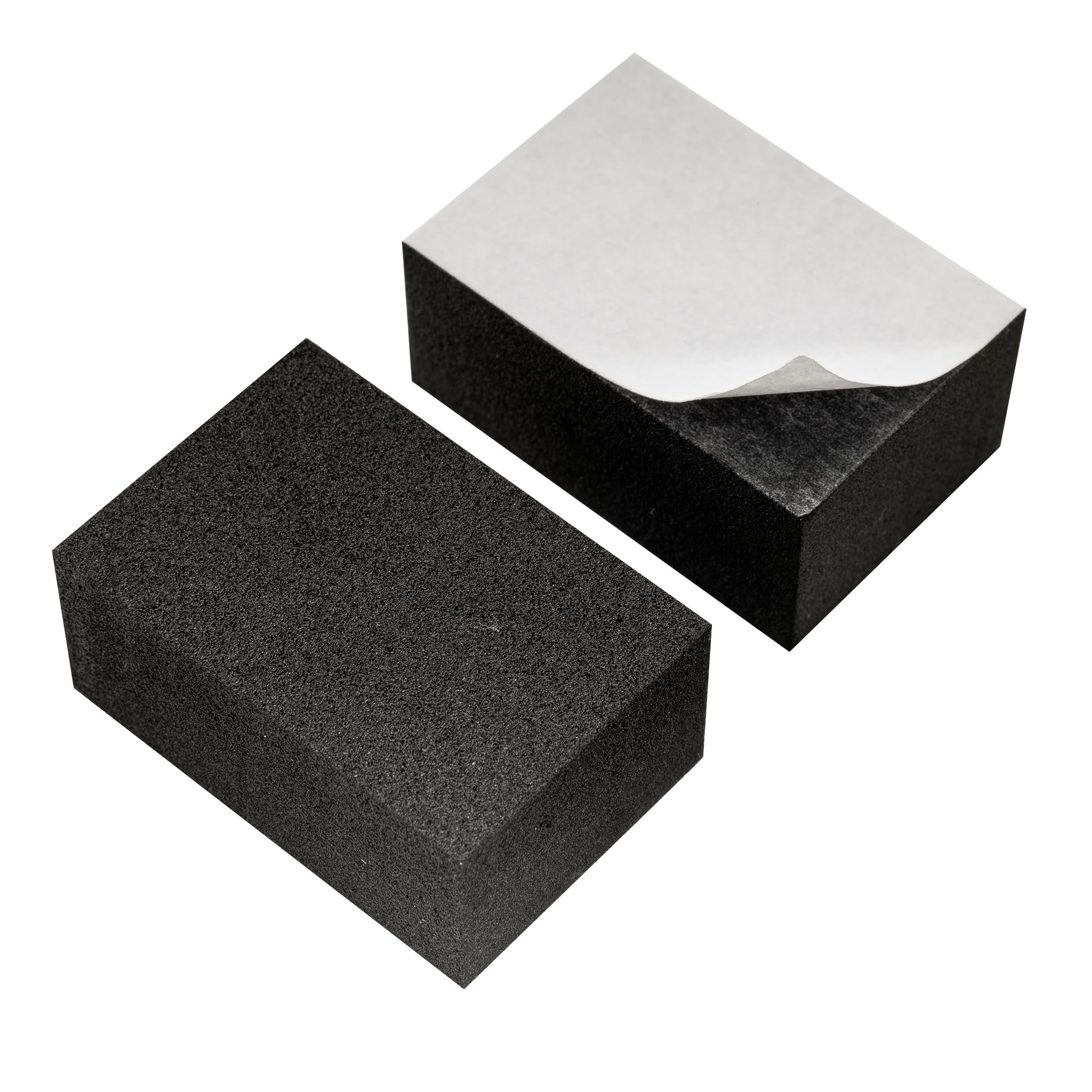 Musiclily Pro 40x27x17mm Self-Adhesive EVA Foam Pickup Height Adjustment Anti-Vibration Foam for P-Bass Pickup, Black (Set of 10