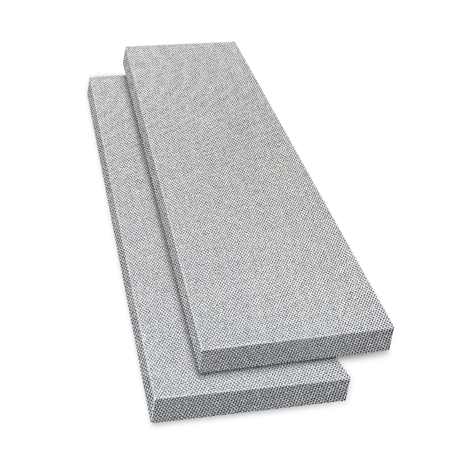 Olanglab Fabric Acoustic Panels, 2 Pack 47.2''X12'' Fabric Wrapped Panel Acoustical Soundproof Wall Panels Sound Absorbing,Sound