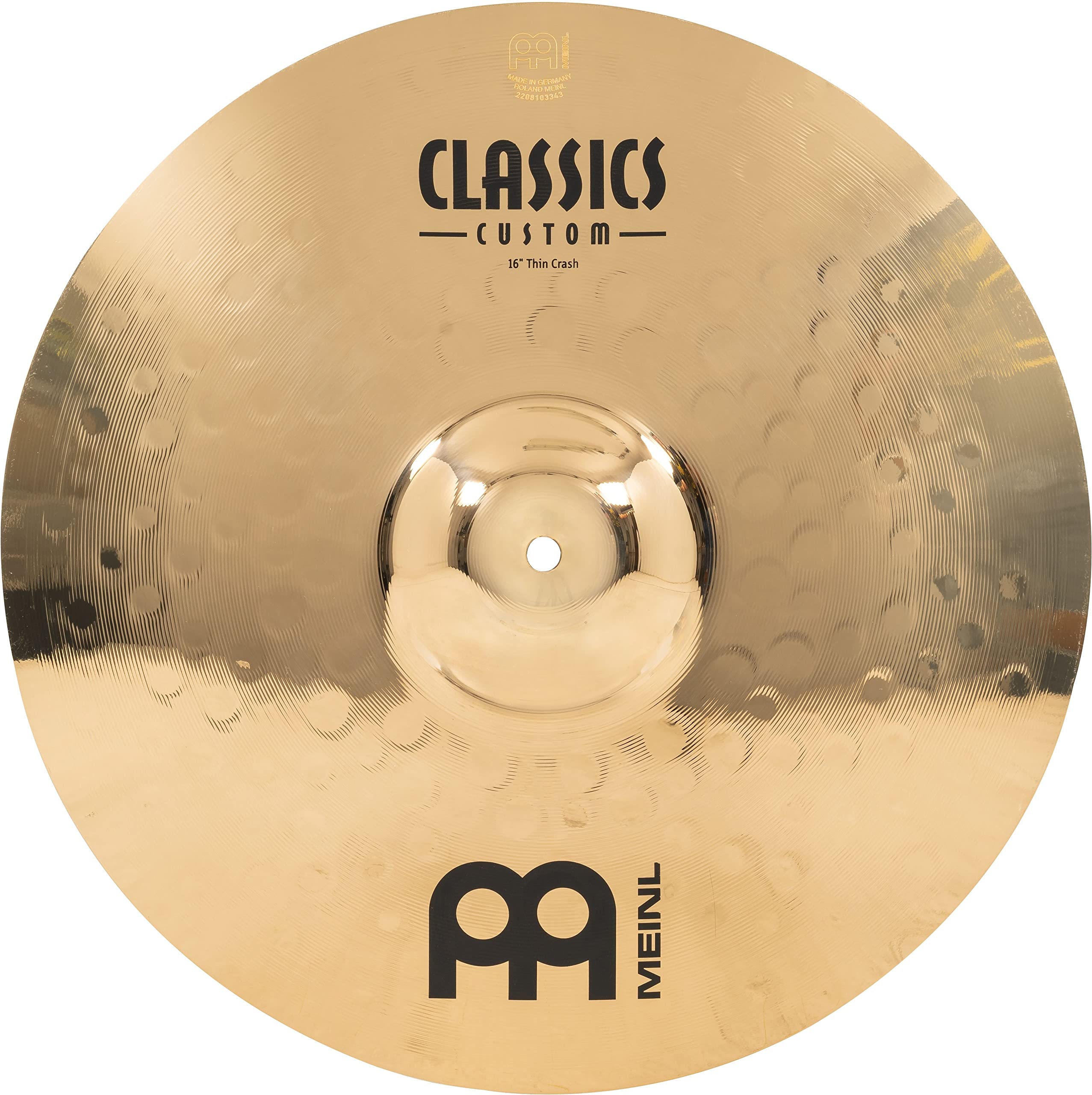 Classics Custom Brilliant 16 Thin Crash - MADE IN GERMANY - 2-YEAR WARRANTY