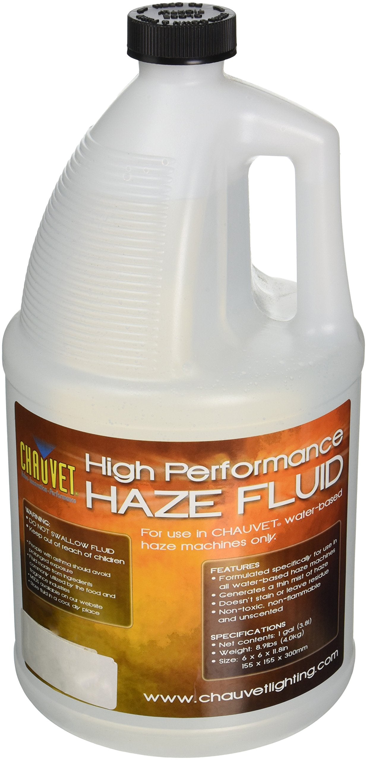 Chauvet Dj Hurricane Hfg Water Based Smoke Fog Haze Machine Fluid, 1 Gallon