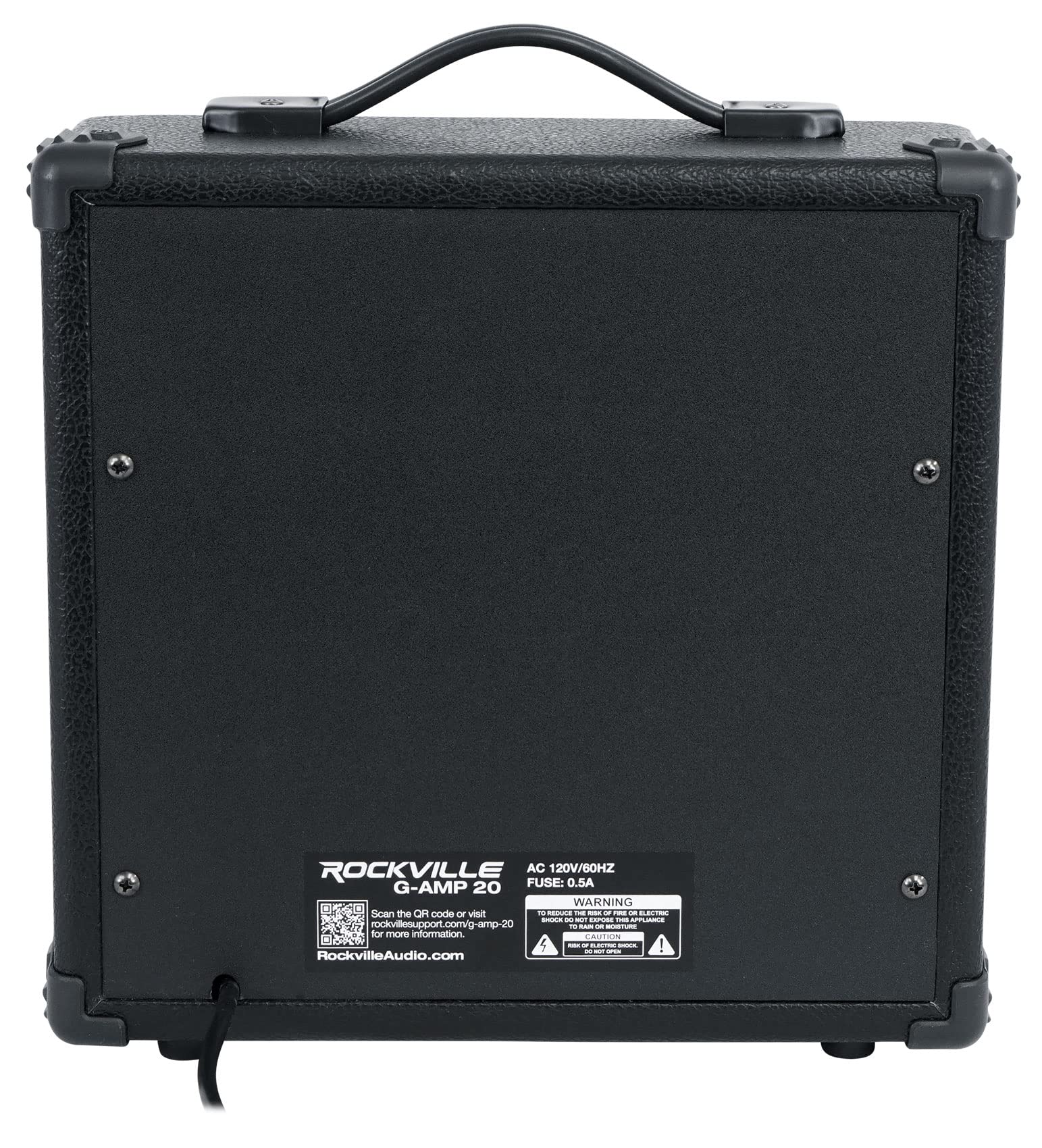 Rockville G-AMP 20 Watt Guitar Amplifier Dual Input Combo Amp Bluetooth/Delay