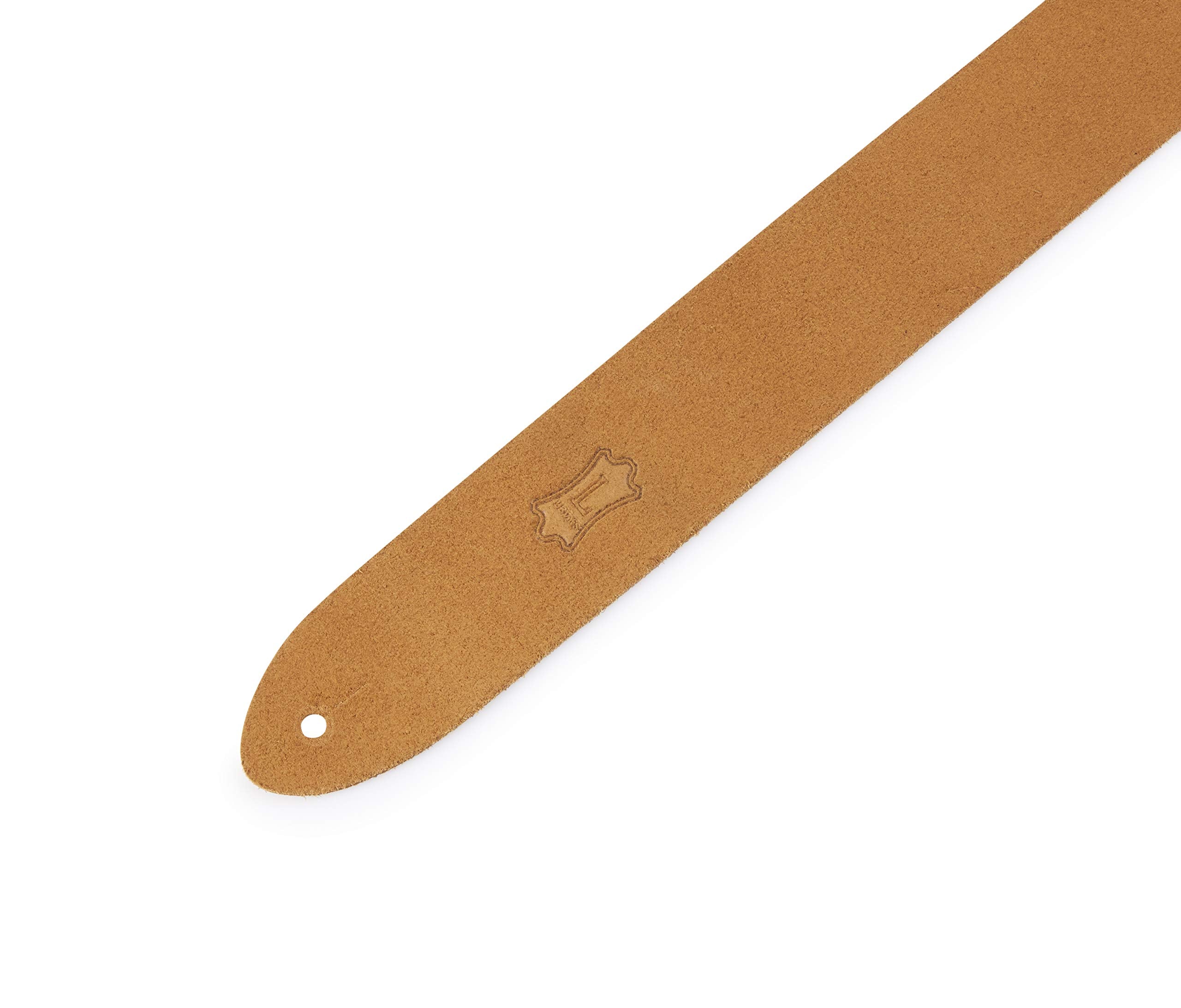 Levy's Leathers 2'' Suede Leather Guitar strap; Extra Long - Tan (M12OH-XL-V2-TAN)
