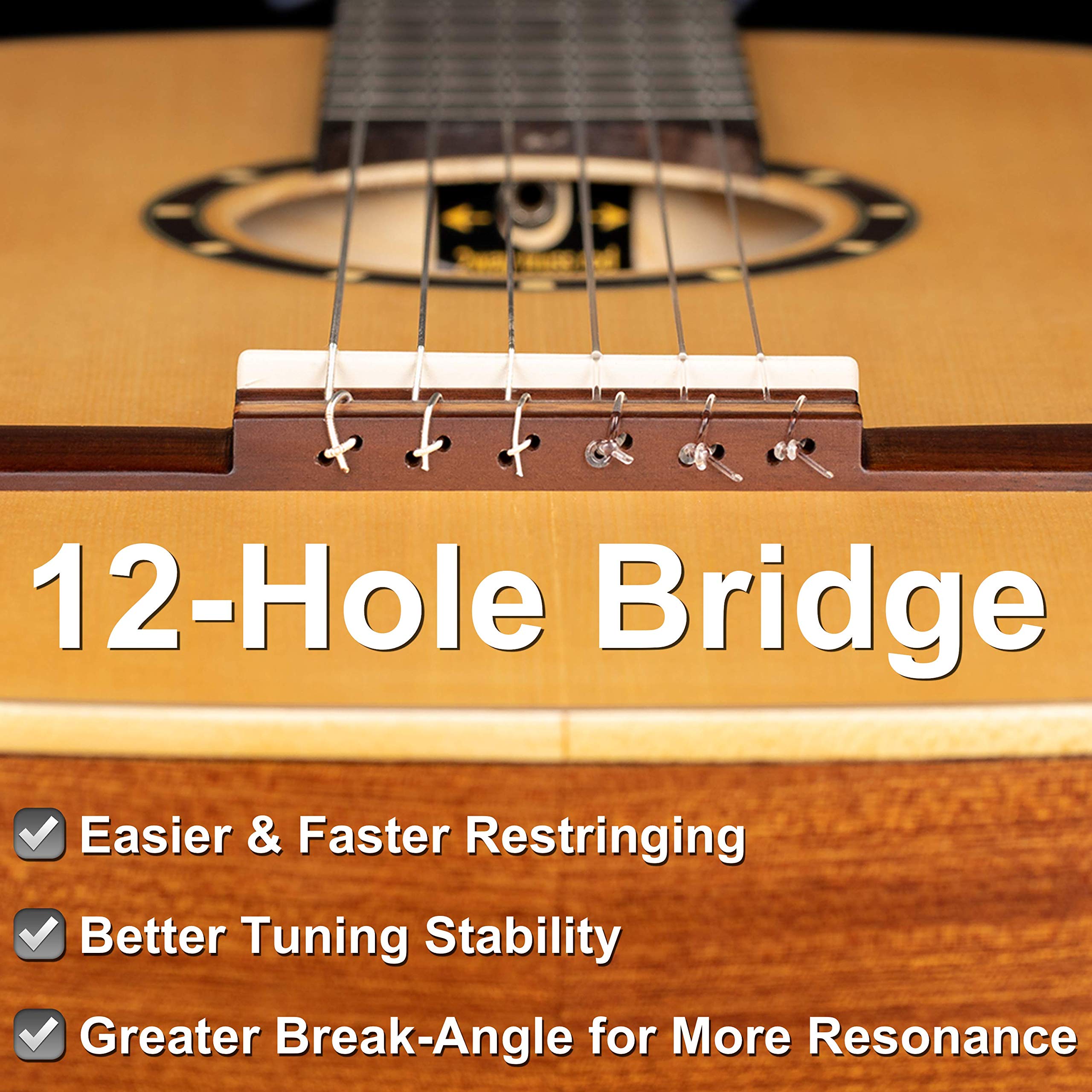 Ortega Guitars 6 String Family Series 3/4 Size Nylon Classical Guitar w/Bag, Right, Spruce Top-Natural-Satin, (R121-3/4)