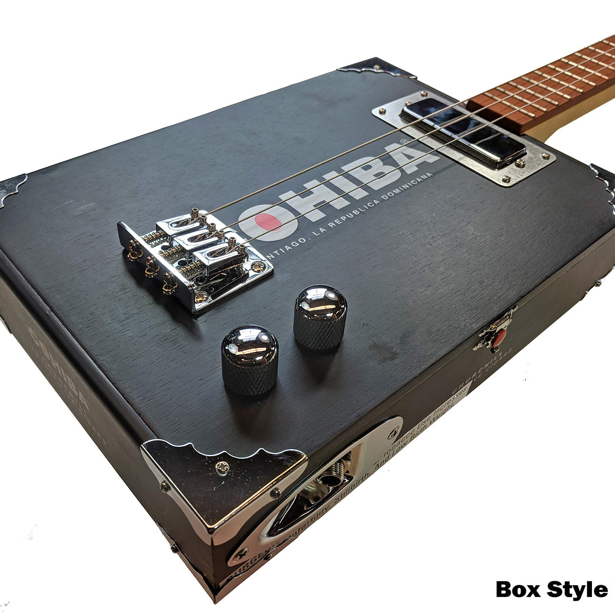 C. B. Gitty 3-String Electric Cigar Box Guitar Kit, Premium Neck ...