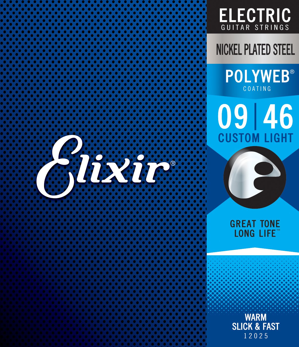 Elixir Strings Electric Guitar Strings (12025)-Pack Of 1