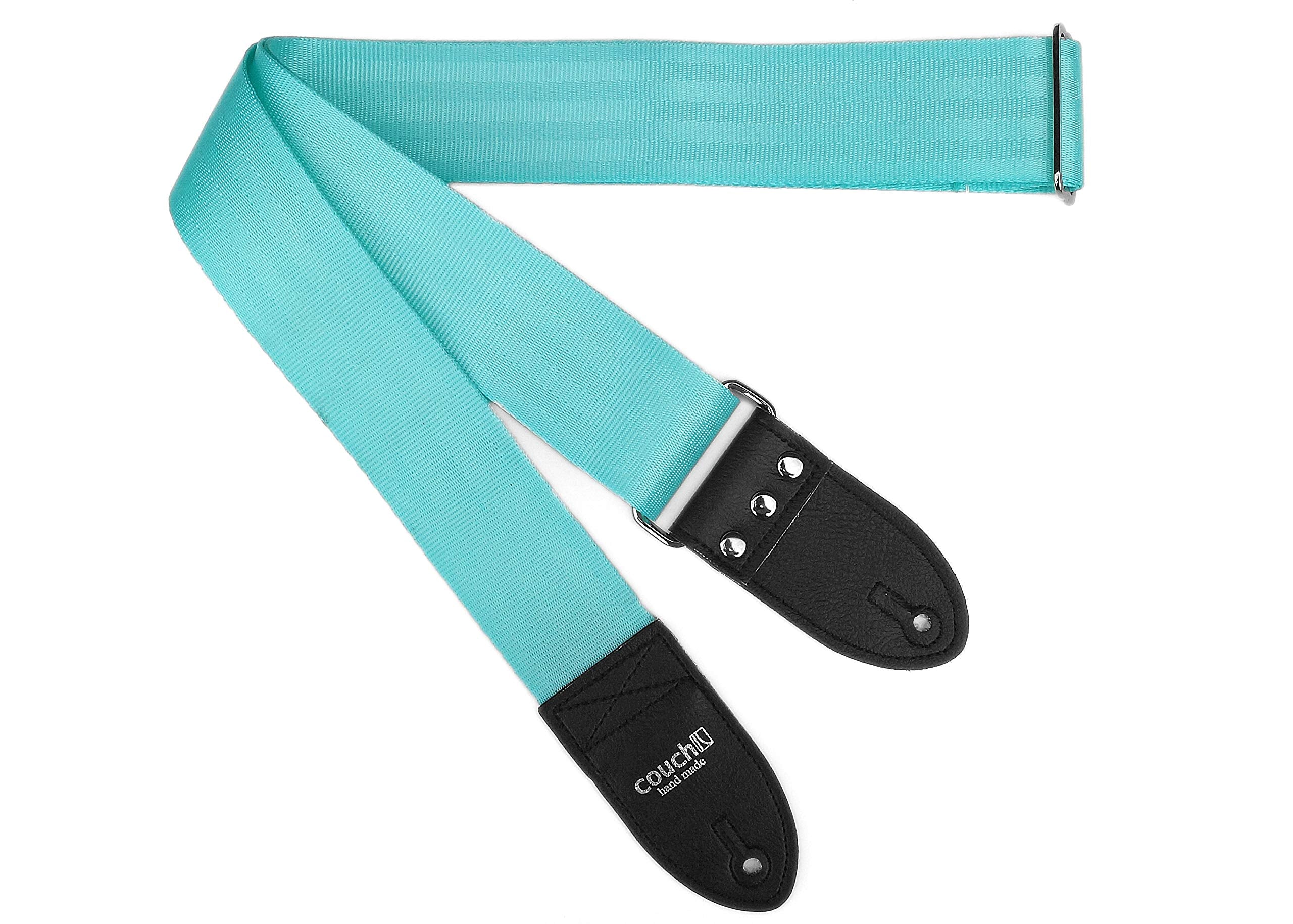 The Original Recycled Seatbelt Guitar Strap Made In Usa By Couch Guitar Straps (Recycled Mint)