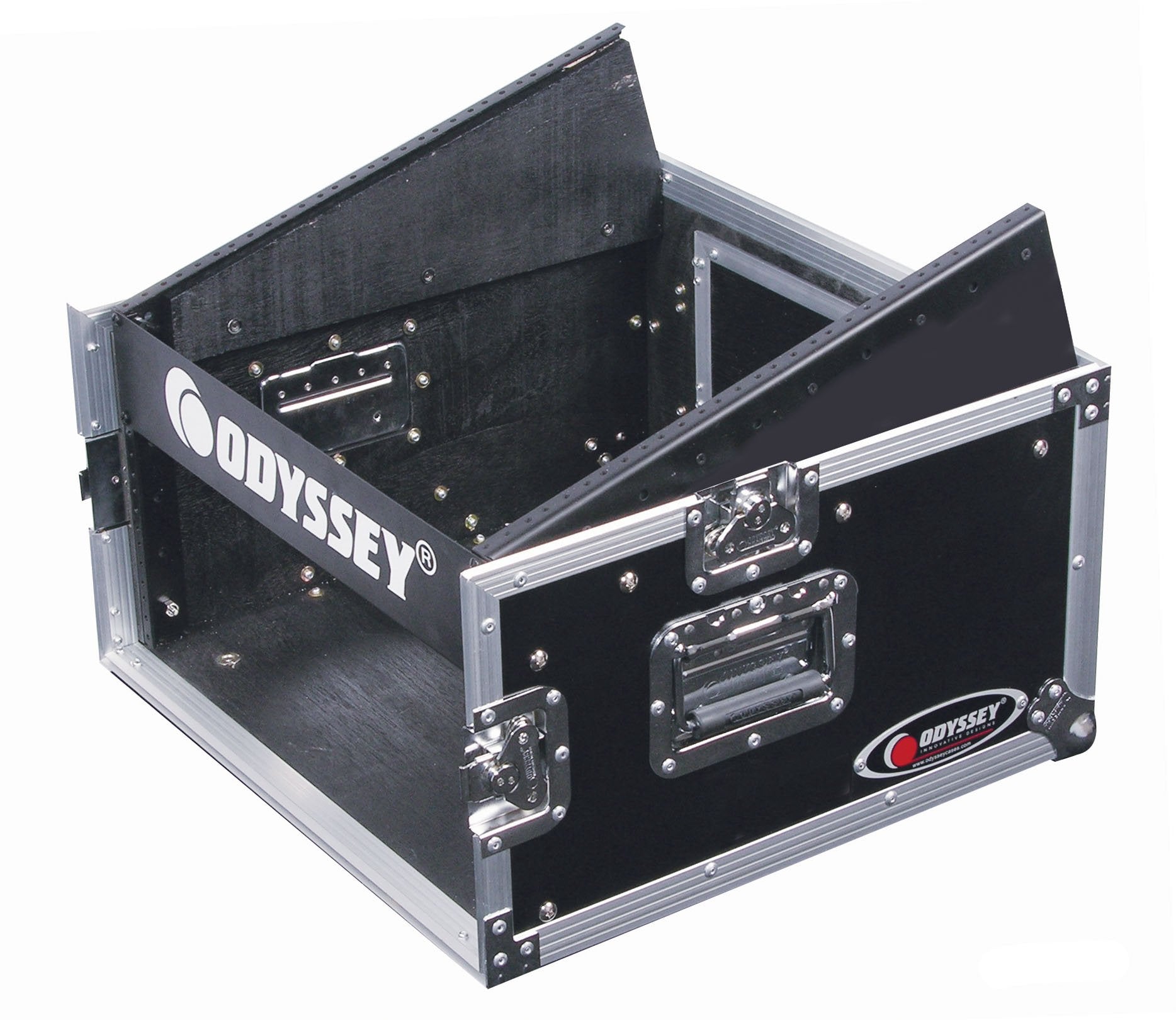 ODYSSEY FZ1004 Flight Zone Ata Combo Rack: 10u Slant, 4u Vertical