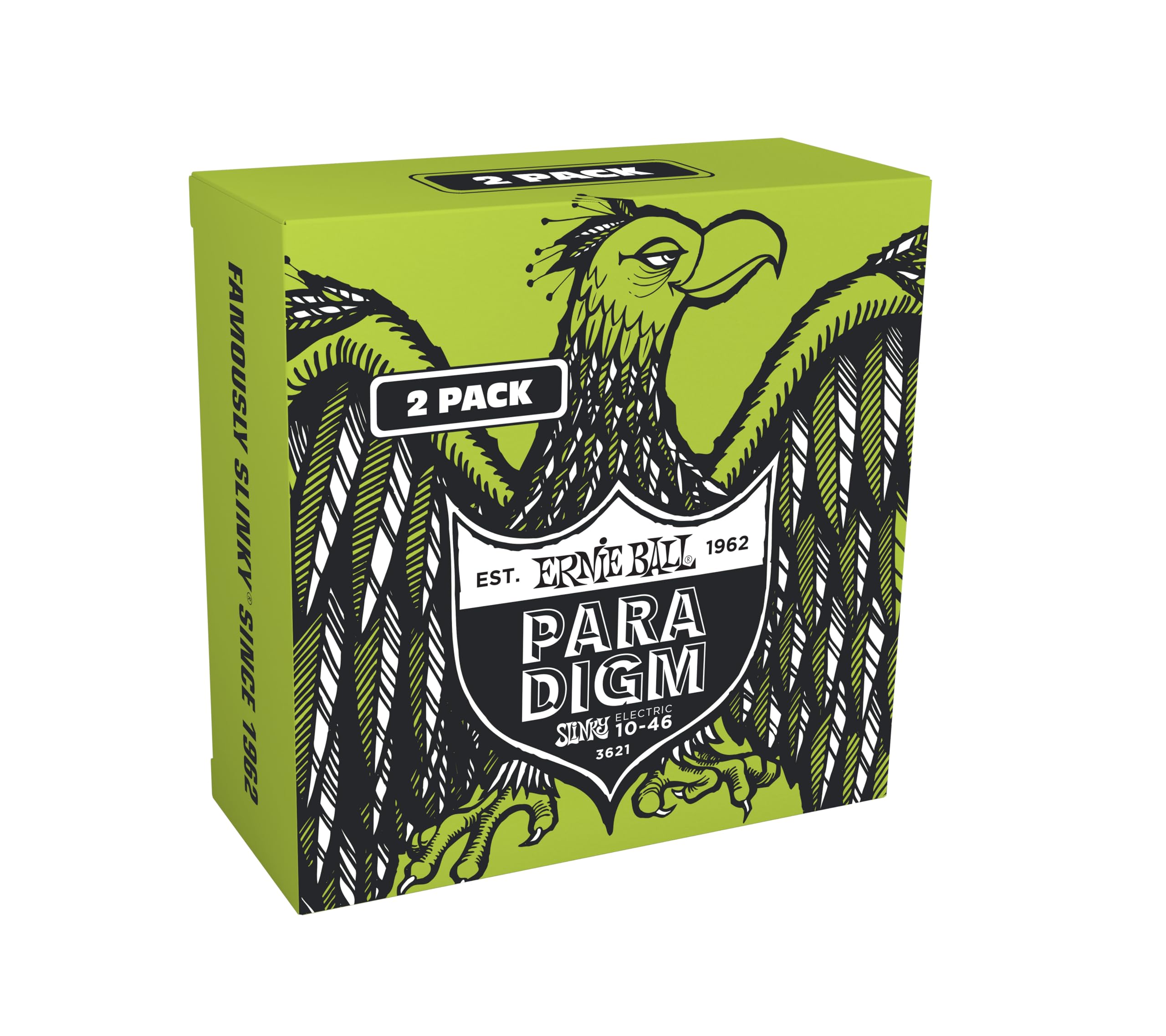 Ernie Ball Regular Slinky Paradigm Electric Guitar Strings Amazon Exclusive 2 Pack 10-46 (P03621)