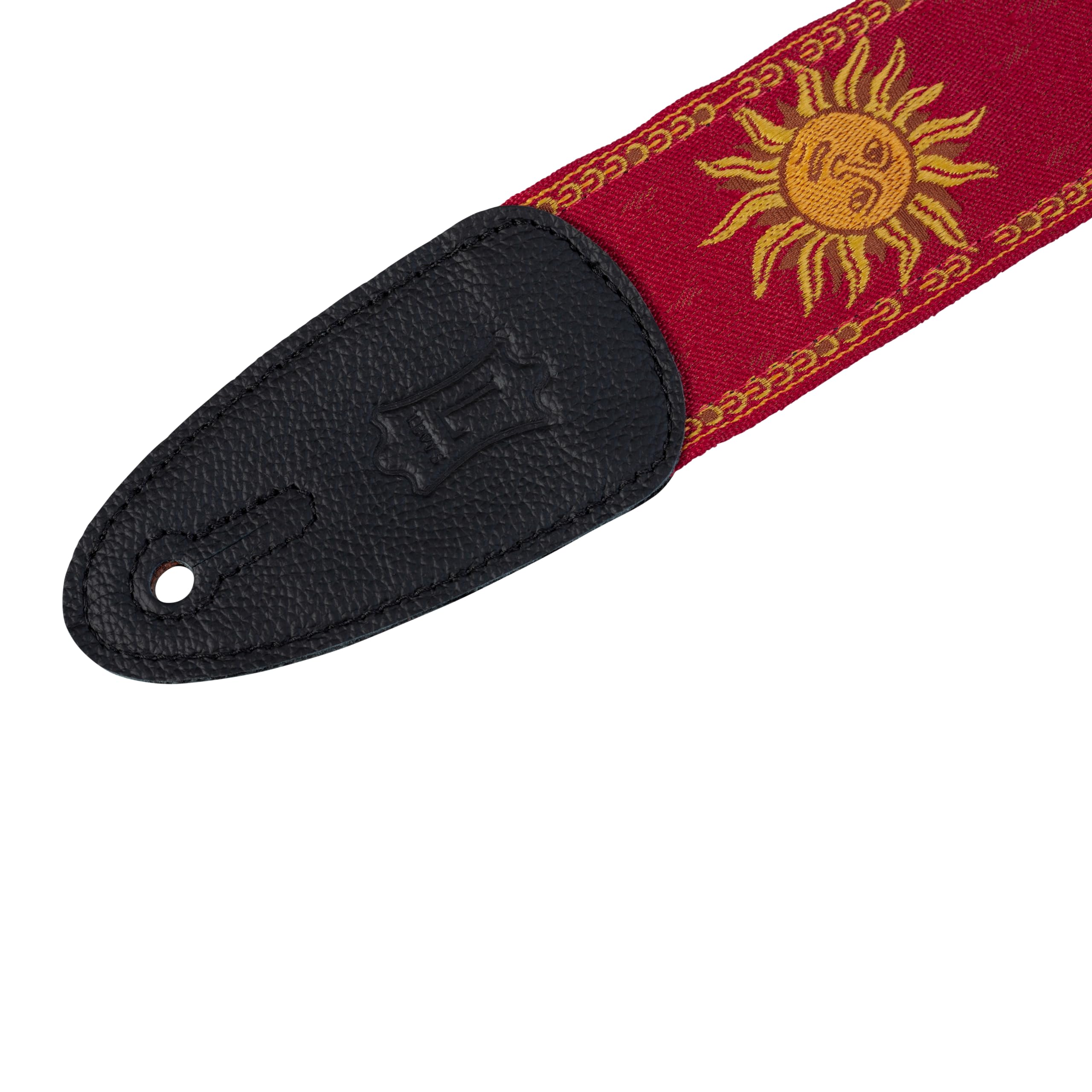 Levy's Leathers Guitar Strap (MPJG-Sun-RED)