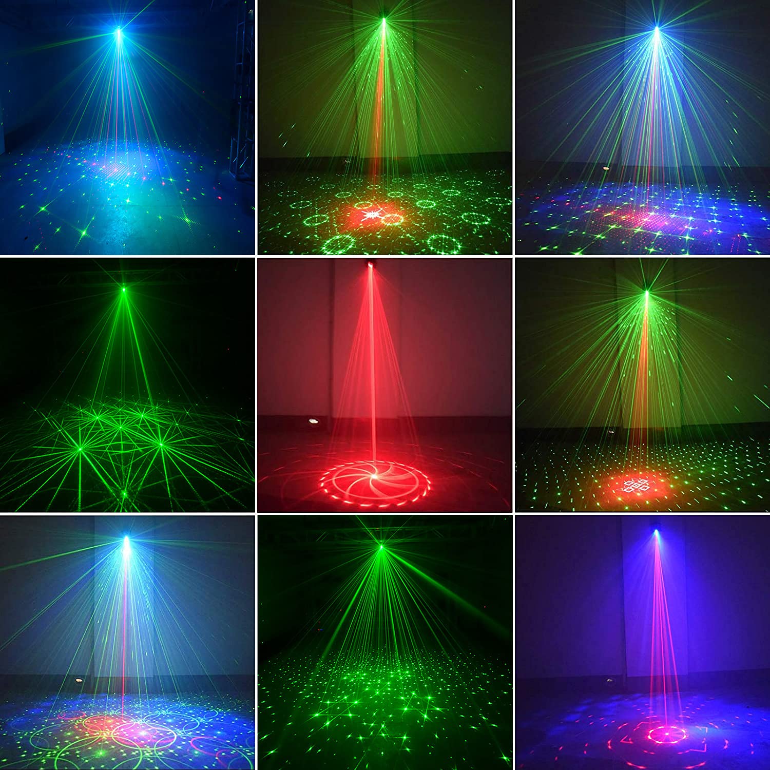 Stage Lights KisMee DJ Club Disco Party Lights Strobe Lights Sound Activated for Xmas Bar Halloween Decorations Karaoke Pub KTV