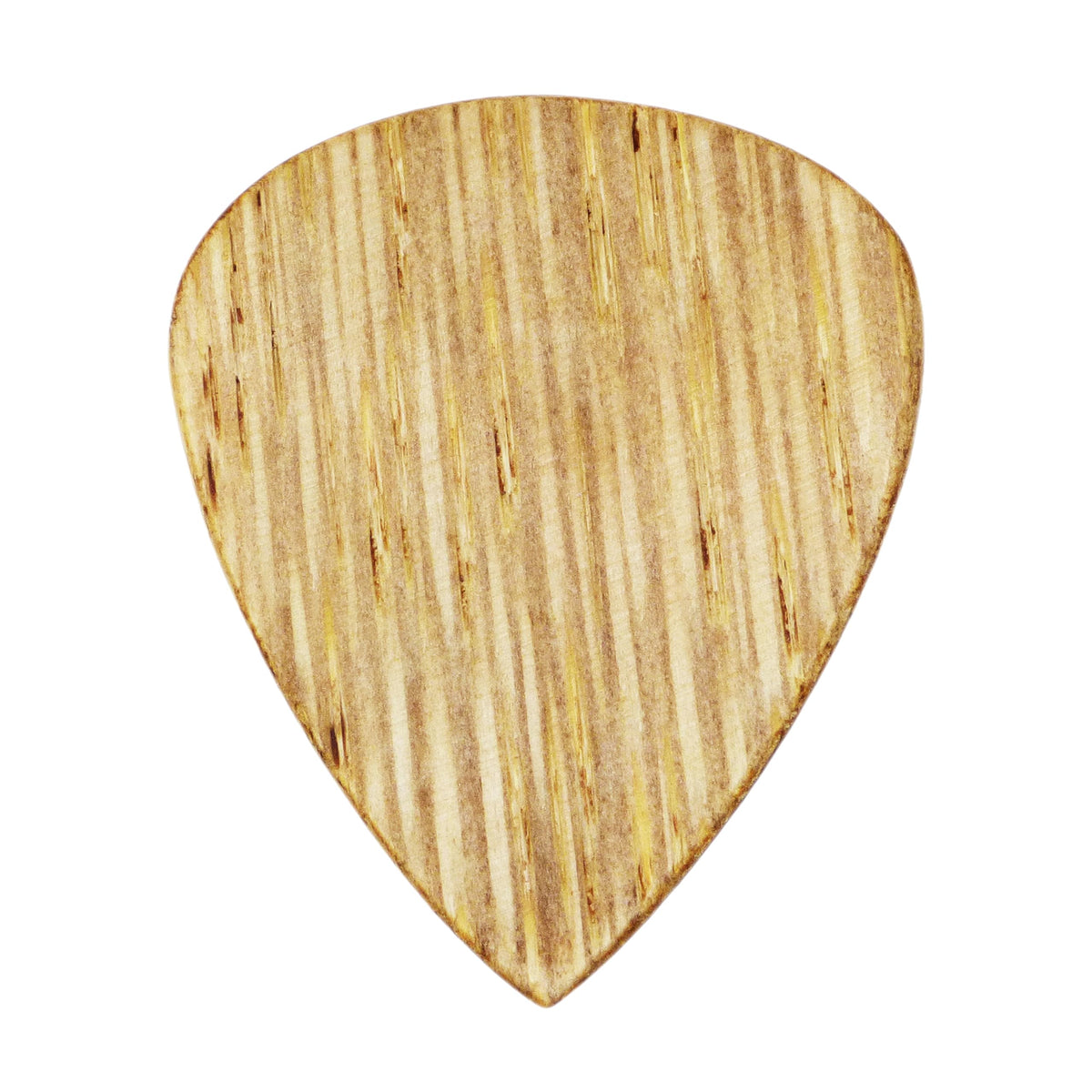 Bamboo Guitar Or Bass Pick - 1.5 Mm Heavy Gauge - 351 Shape - Natural Finish Handmade Specialty Exotic Plectrum - 3 Pack, Bamboo