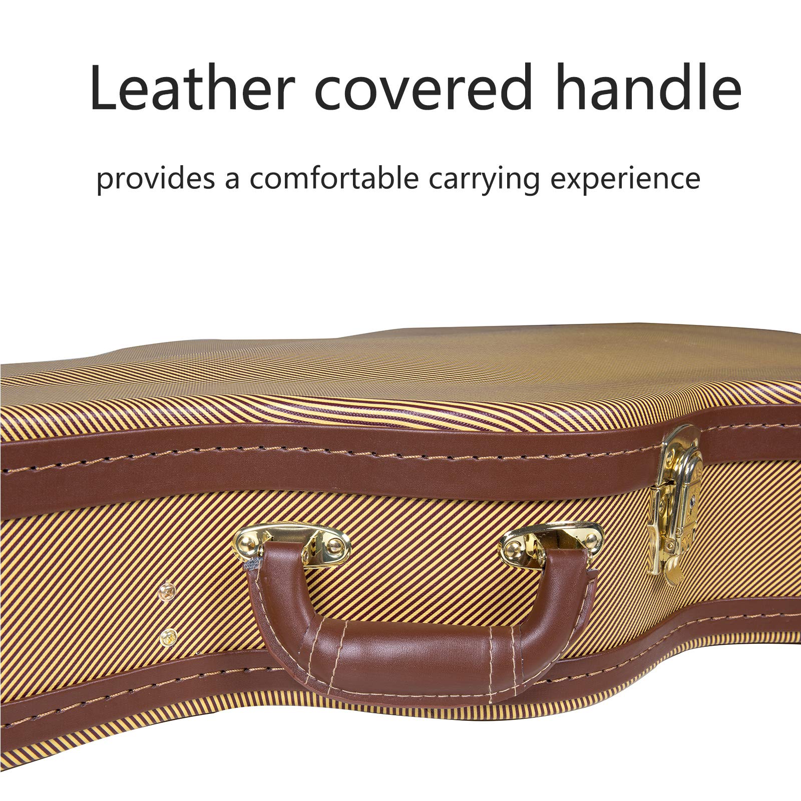 Crossrock Wood Case fits Right-Hand Precision Bass Style Guitars-Vinyl Tweed(CRW620PBTW)