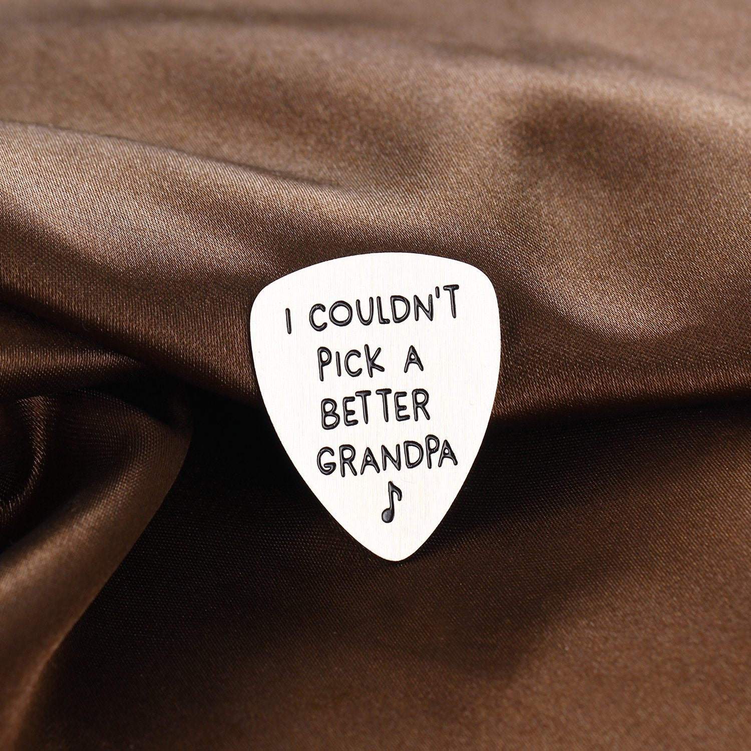 I Couldnt Pick A Better Grandpa Musical Guitar Pick Jewelry Gift for Grandpa
