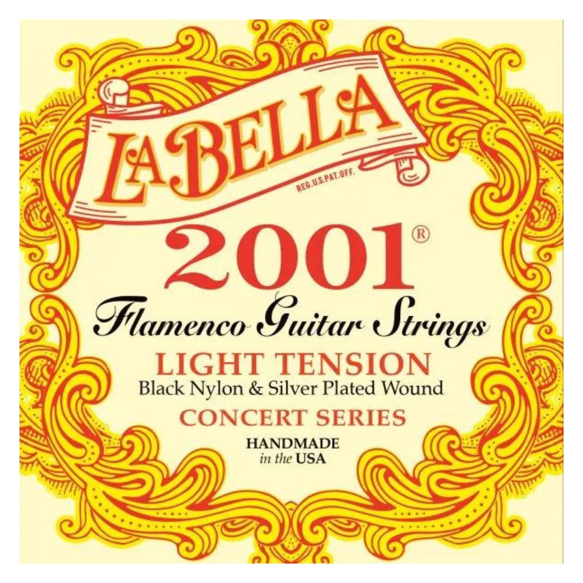 La Bella 2001 Light Tension Flamenco Classical Guitar String