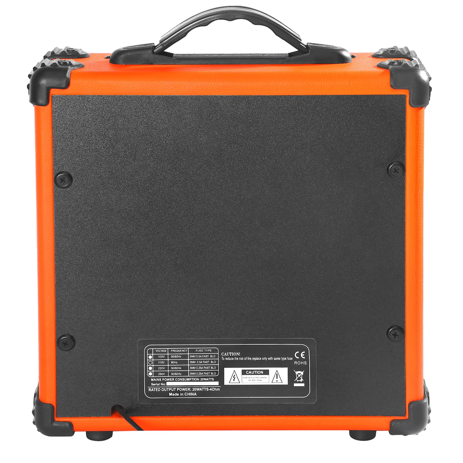 CXLWZ Electric Guitar Amp 20 Watt Amplifier Portable Amp with Headphone Input Gain Powe Including Professional Noise Reduction C