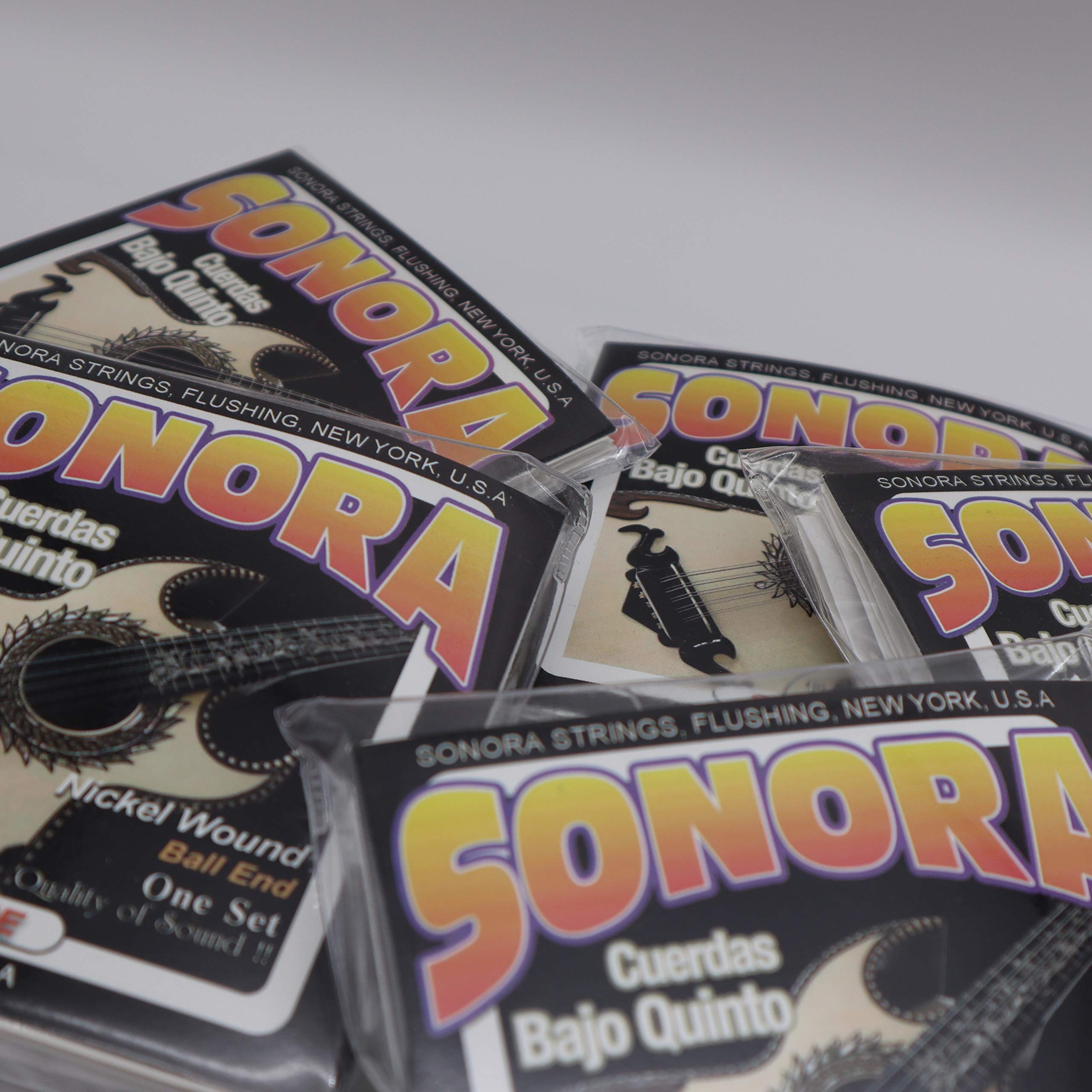 Sonora Strings - SN75BE - Bajo Quinto - Nickel Wound - Ball End - Made In USA - The Quality of Sound