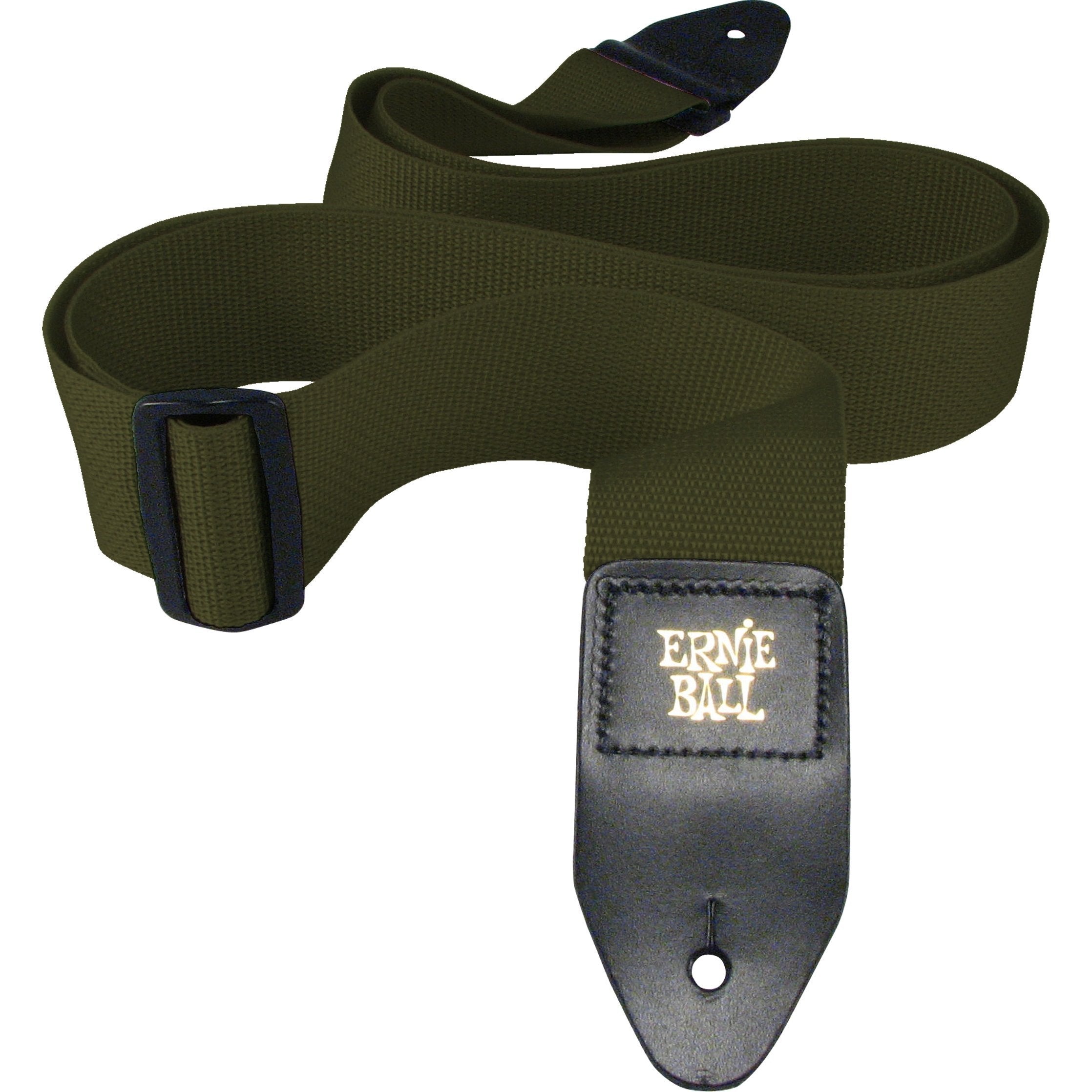 Ernie Ball Polypro Guitar Strap, Olive (P04048)