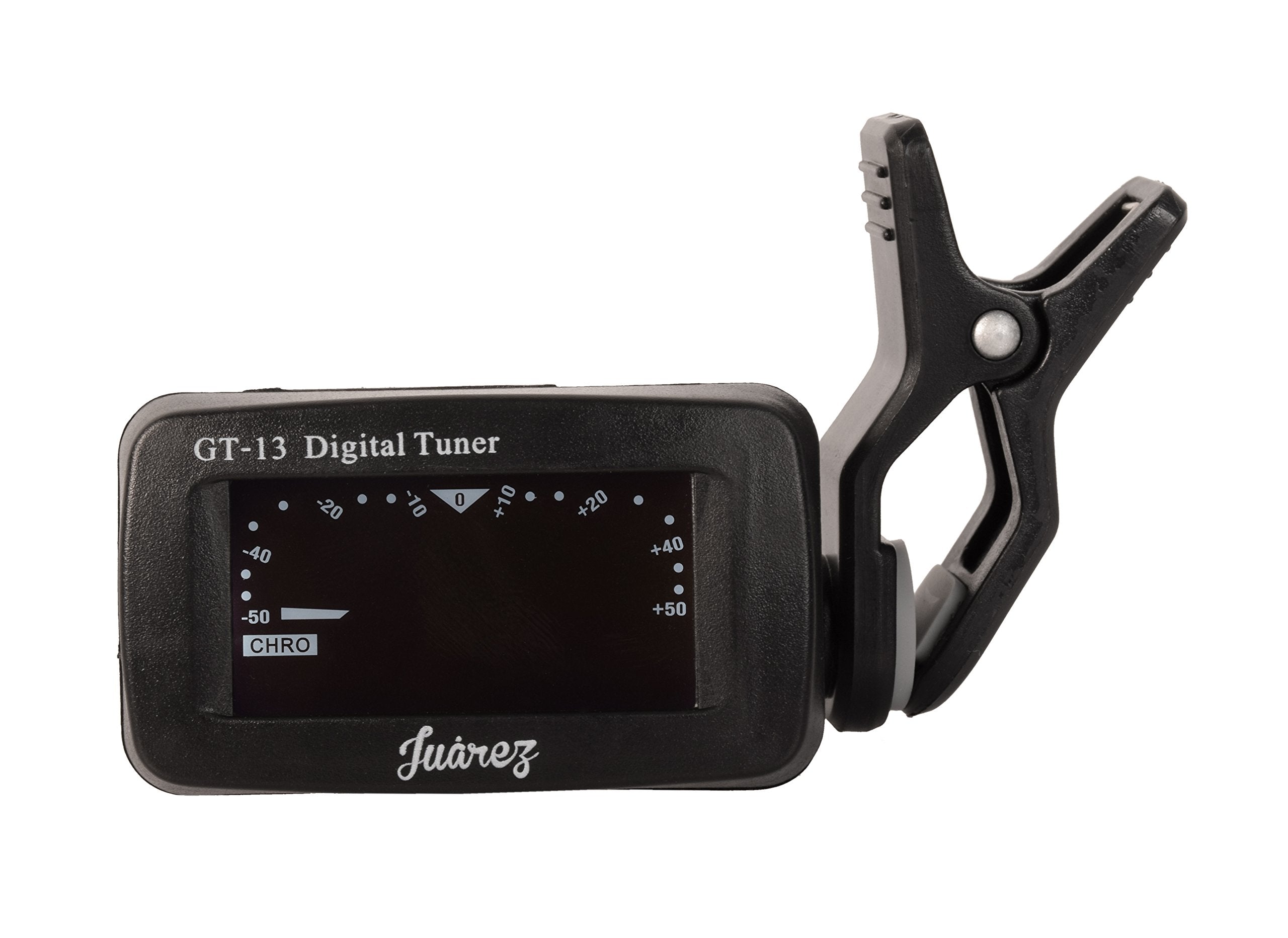 Jurez GT-13 Digital LCD Guitar Bass Violin Ukulele Clip On Automatic Chromatic Tuner