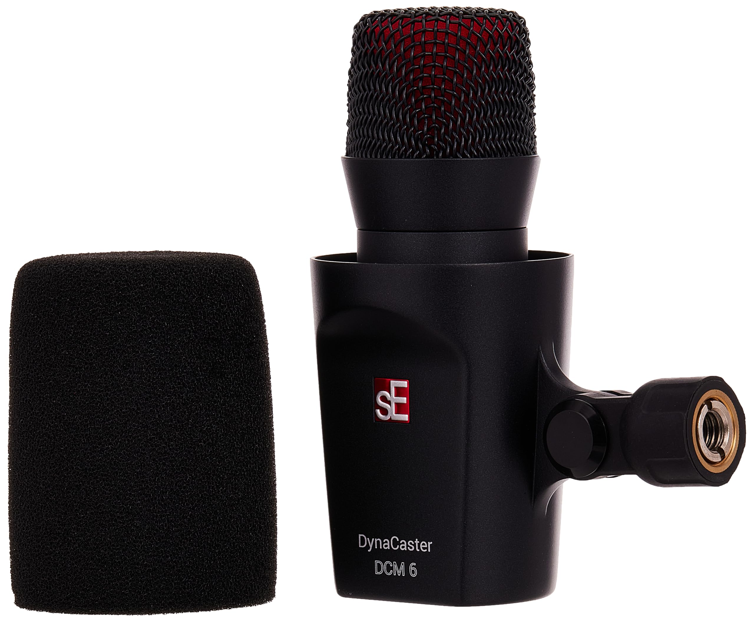 SE ELECTRONICS DynaCaster DCM6 Dynamic Broadcast Cardioid Microphone with Built-in Gain Mic Pre