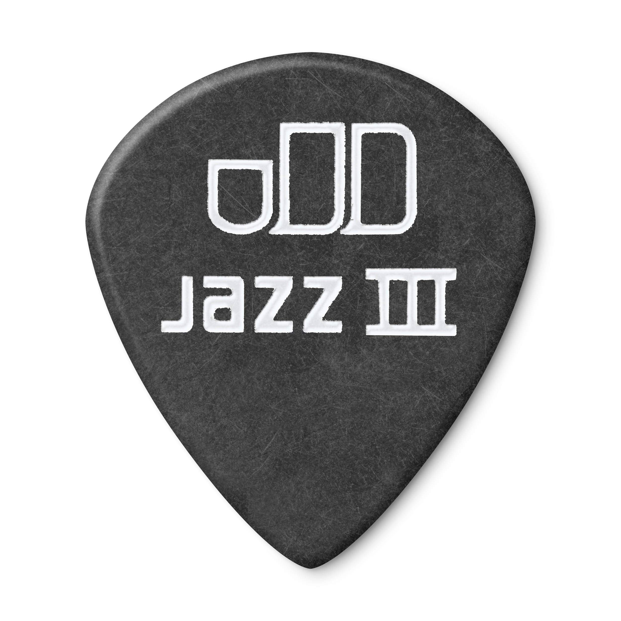 Dunlop 482R1.5 Tortex Pitch Black Jazz III, 1.5mm, 72/Bag