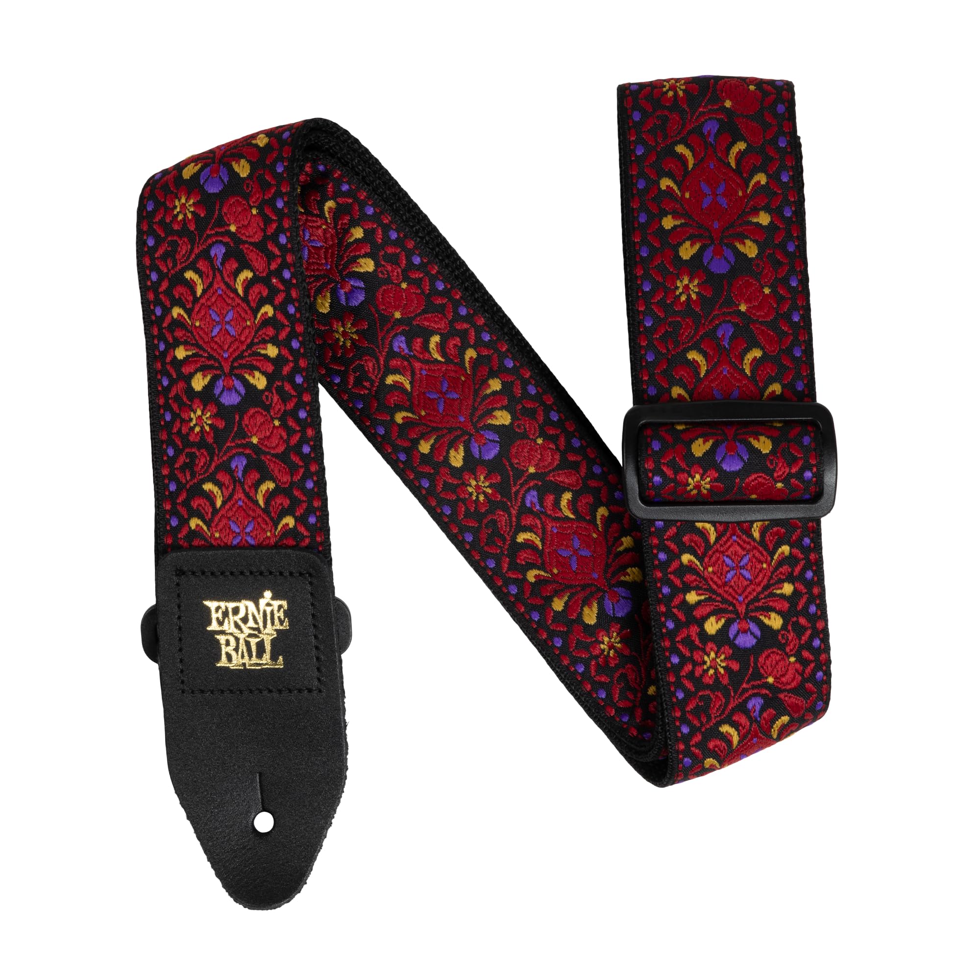 Ernie Ball Classic Jacquard Guitar/Bass Strap - Crimson Royal Bloom (P05369)