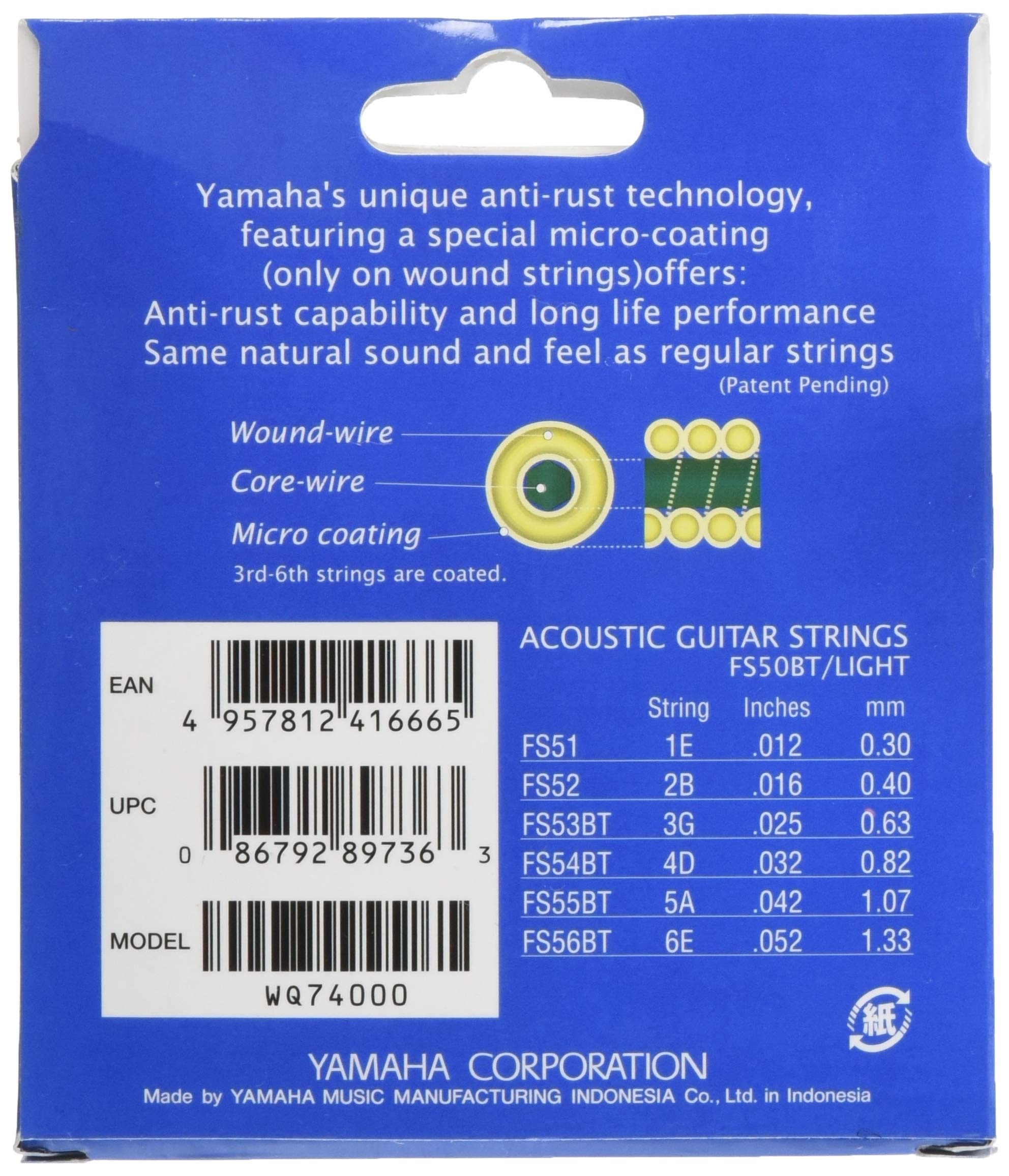 Yamaha FS50BT Acoustic Guitar Strings