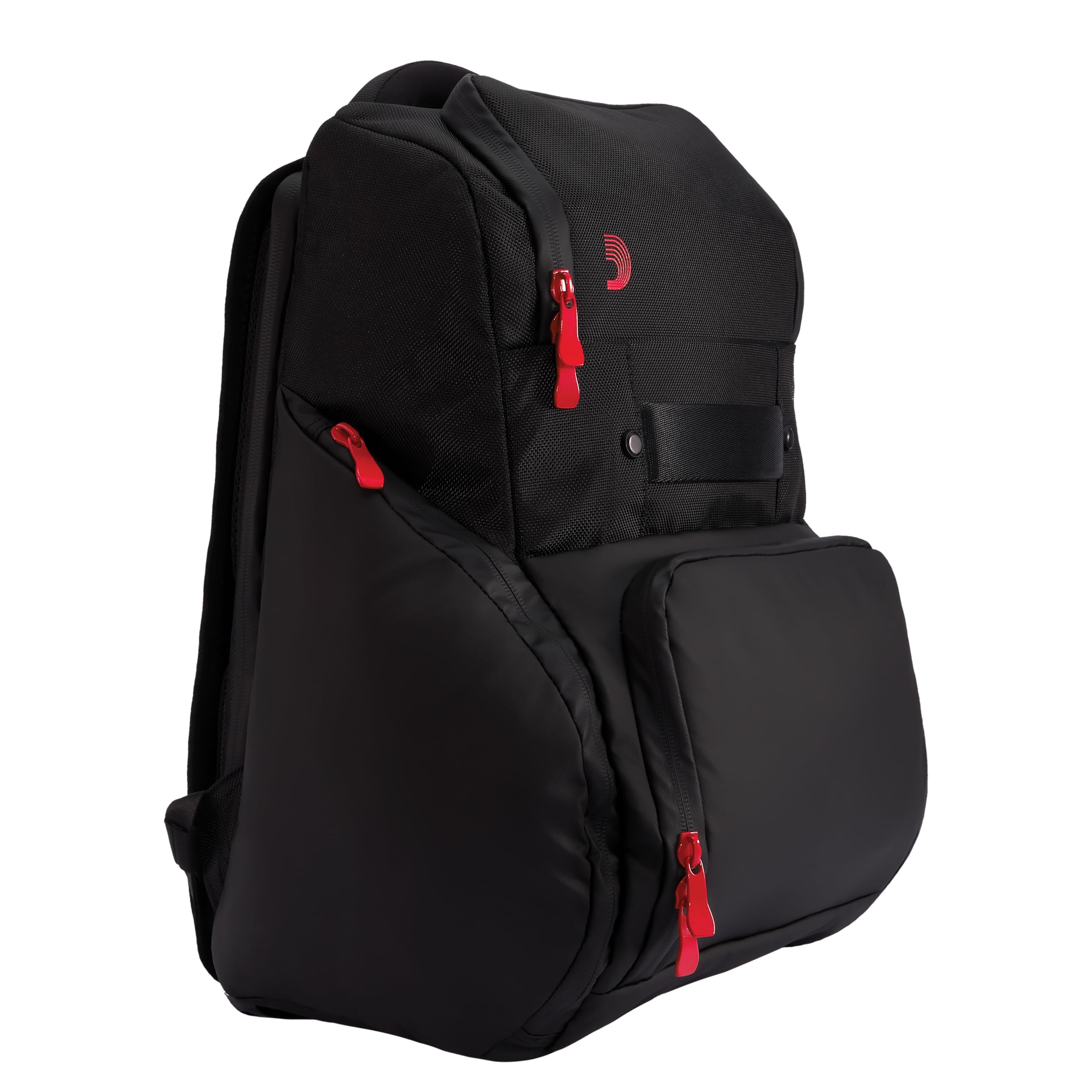 DAddario Backline Gear Transport Pack Solo - Gear Bag for Solo Musicians - Gig Bags - Mic Stand Gig Bag - DJ Bags for Cables - 