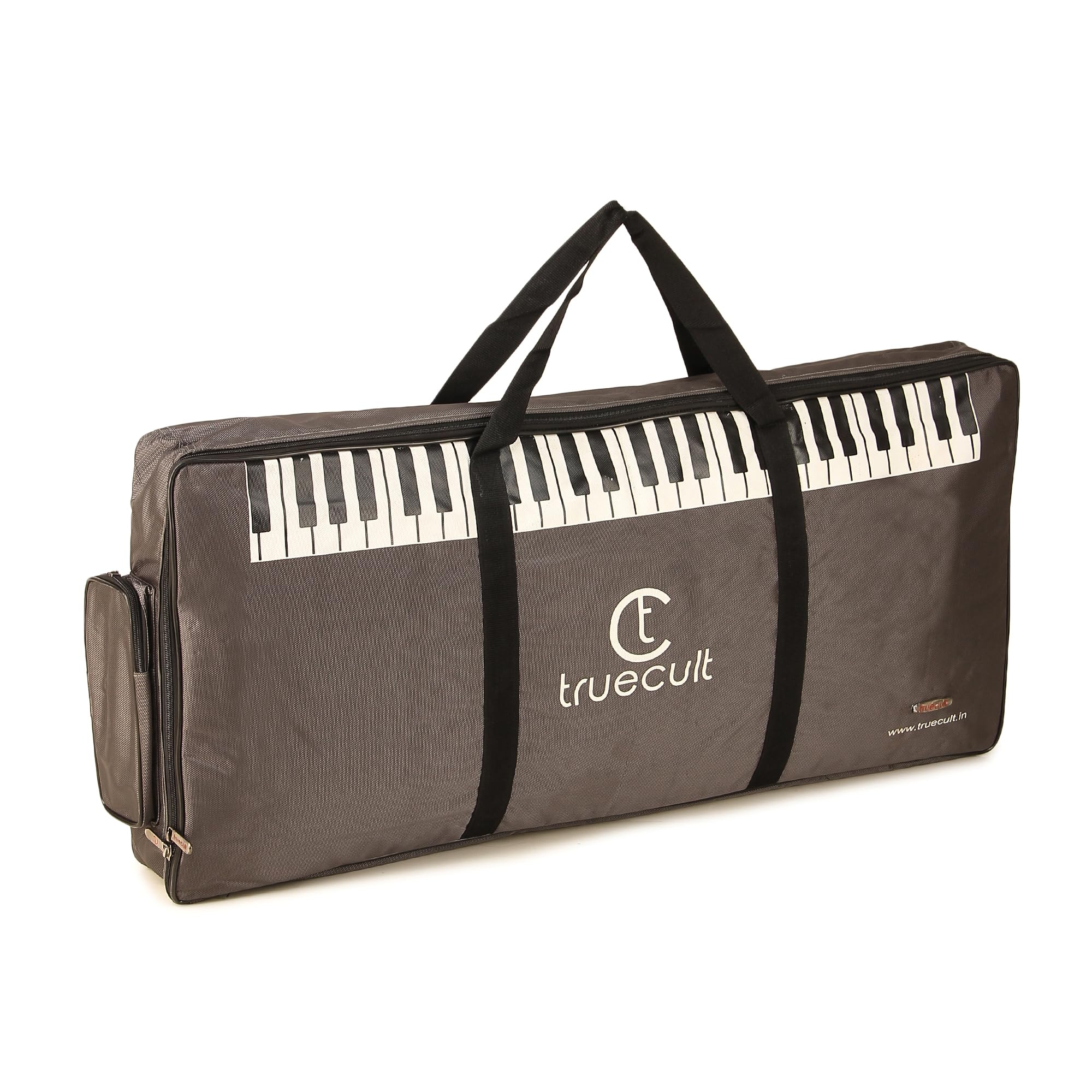 True Cult Keyboard Gig Bag/Cover for 61-Keys Yamaha or Casio Keyboard material, Easy to carry with grip handle/Strong durable ma