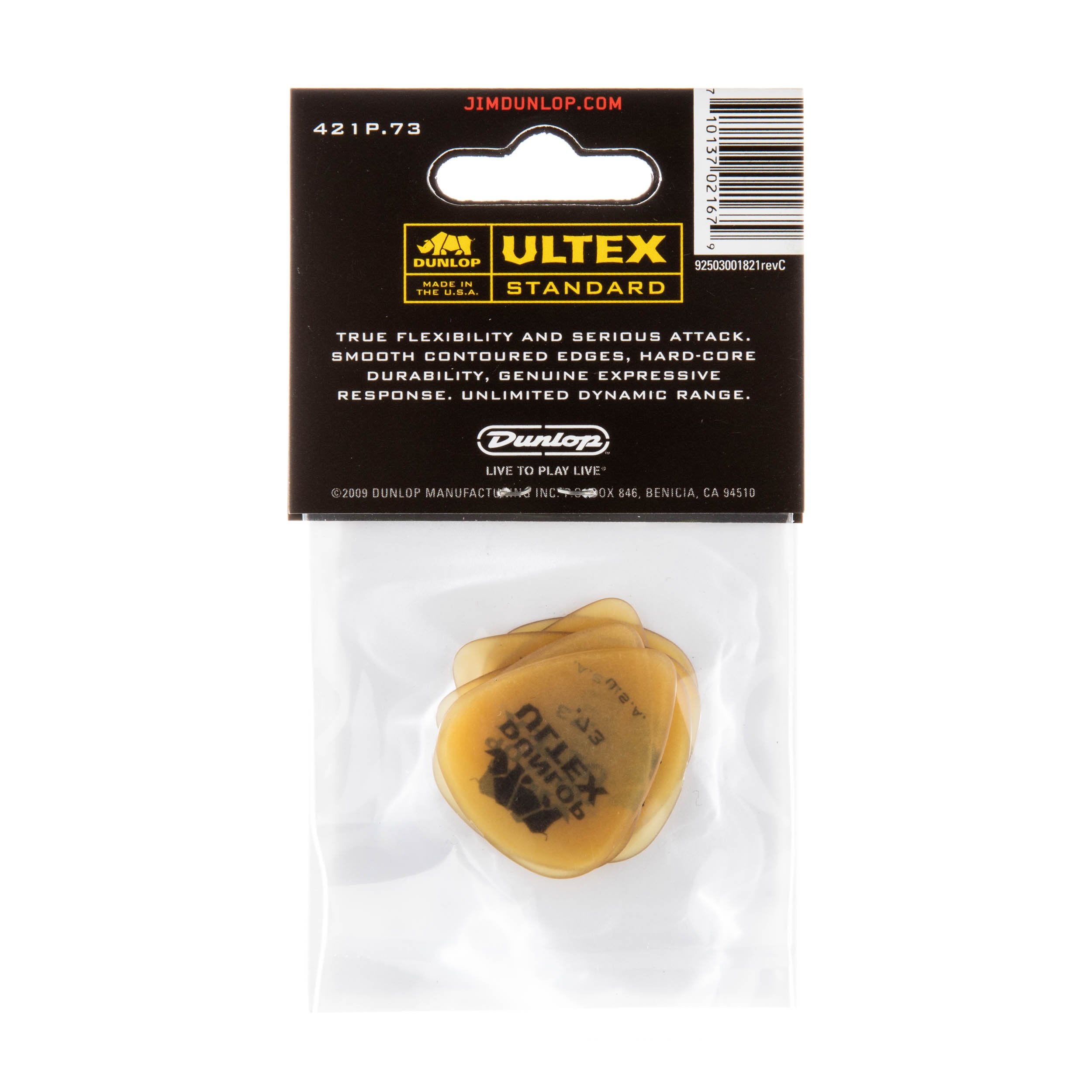 Dunlop Ultex Standard, .73mm, 6/Player's Pack