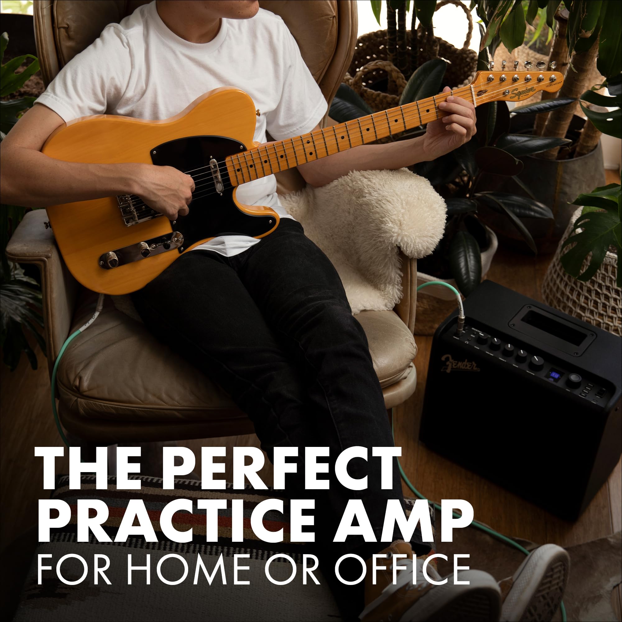 Fender Mustang LT25 Guitar Amp, 25-Watt Combo Amp, with 2-Year Warranty, 30 Preset Effects with USB Audio Interface for Recordin