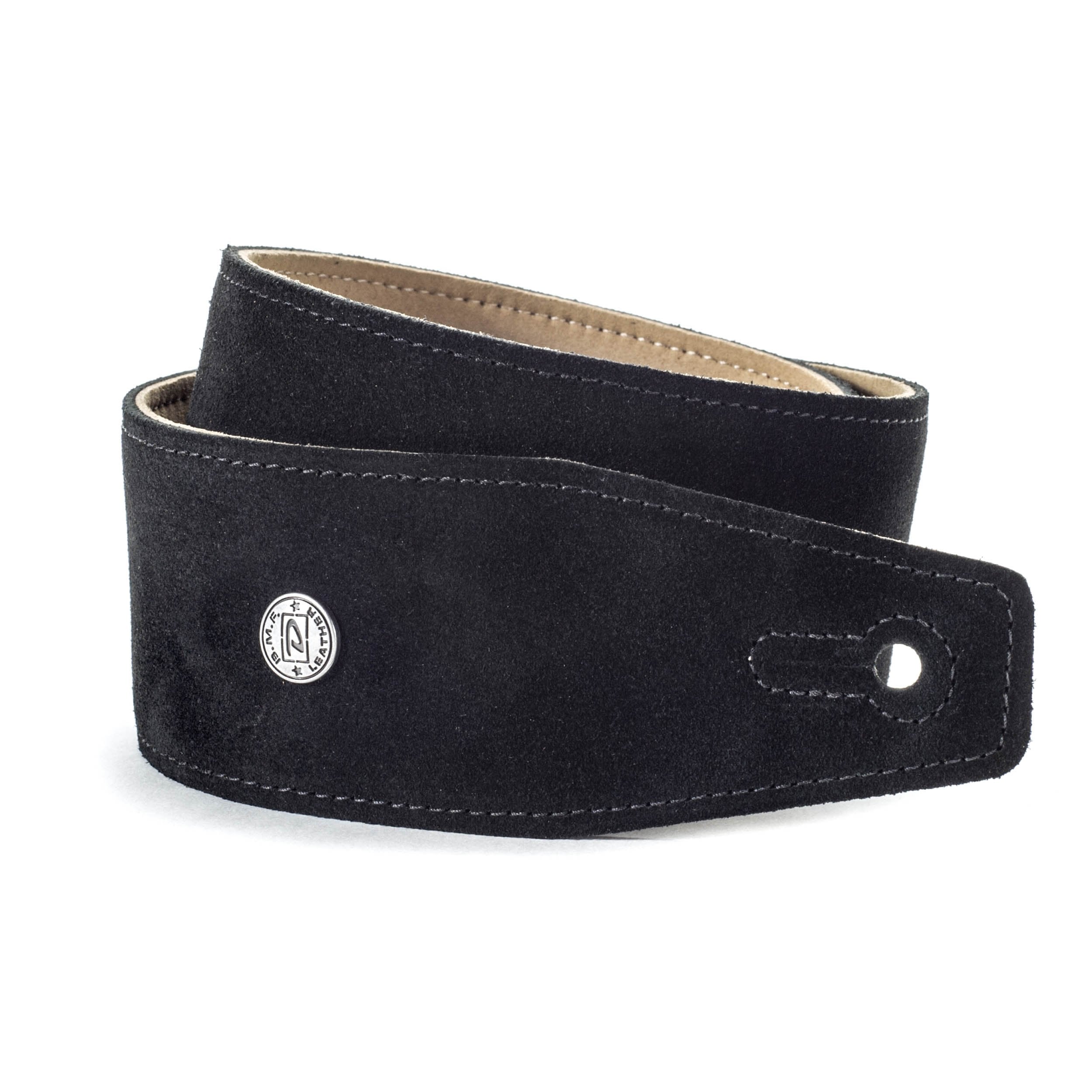 Jim Dunlop Dunlop BMF Suede Strap Ebony (BMFS01)