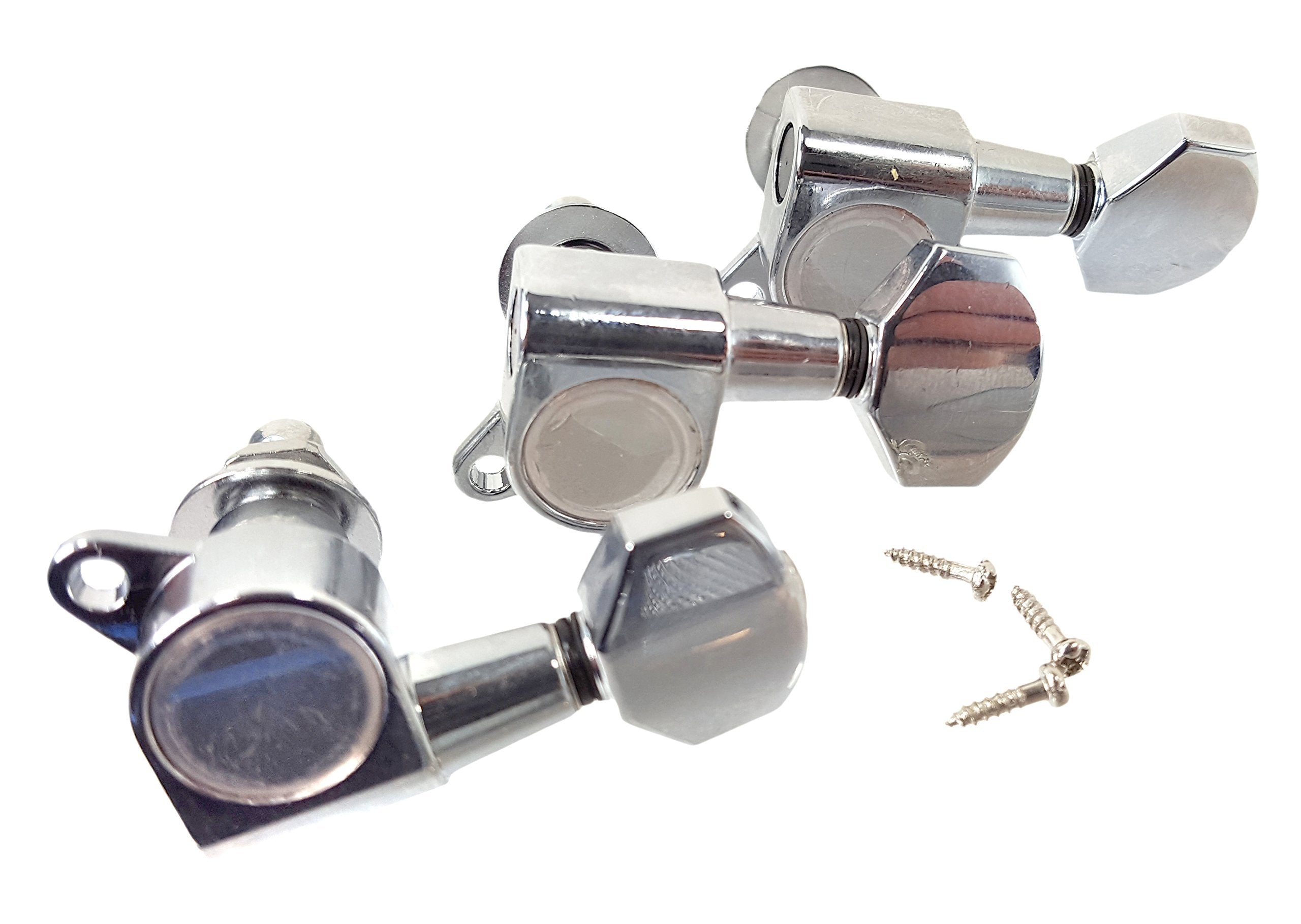 'Chrome Hot Rod'' Electric 3-string Cigar Box Guitar Parts Pack - Build a Screaming Blues Machine