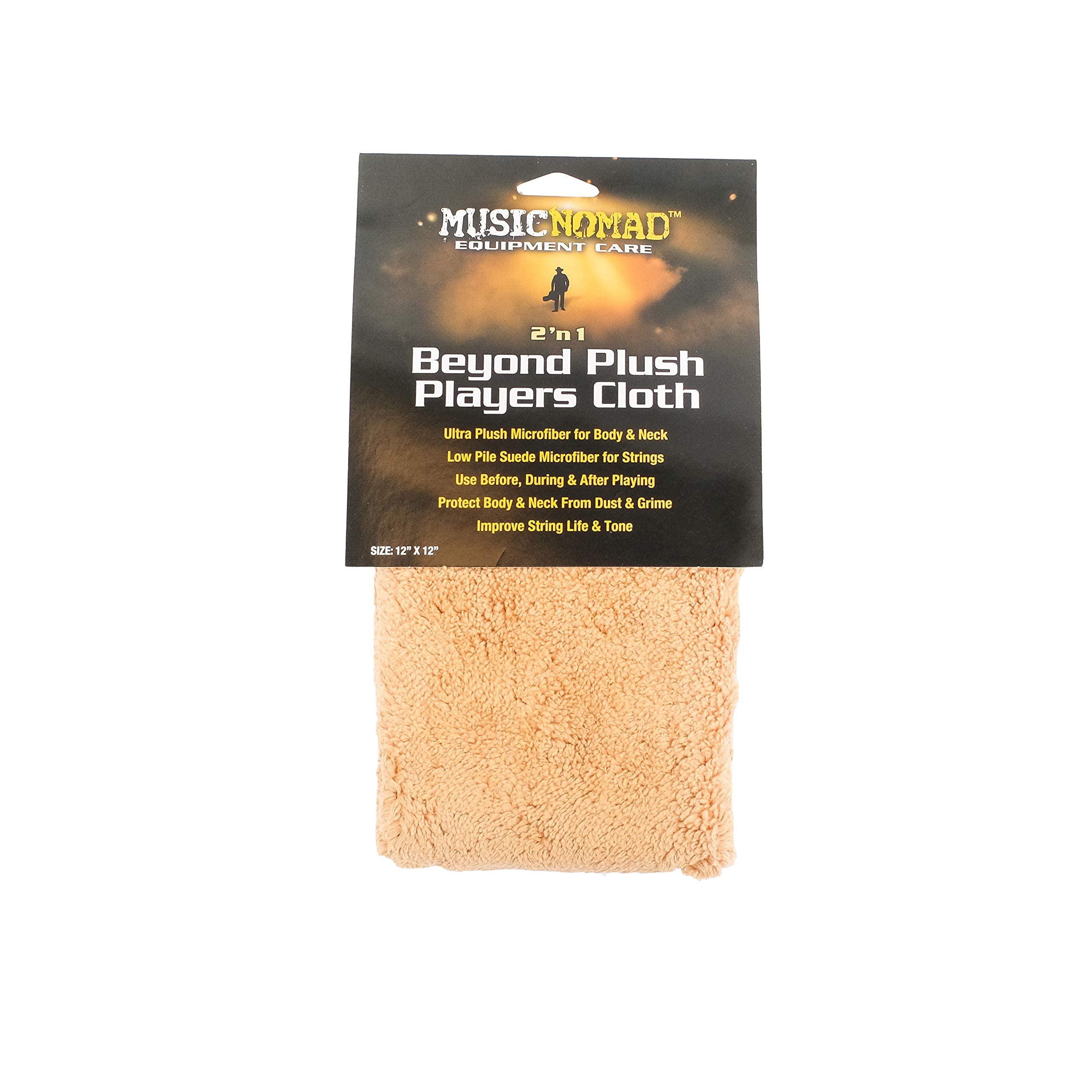 MusicNomad 2 'n 1 Beyond Plush Players Cloth (MN241)