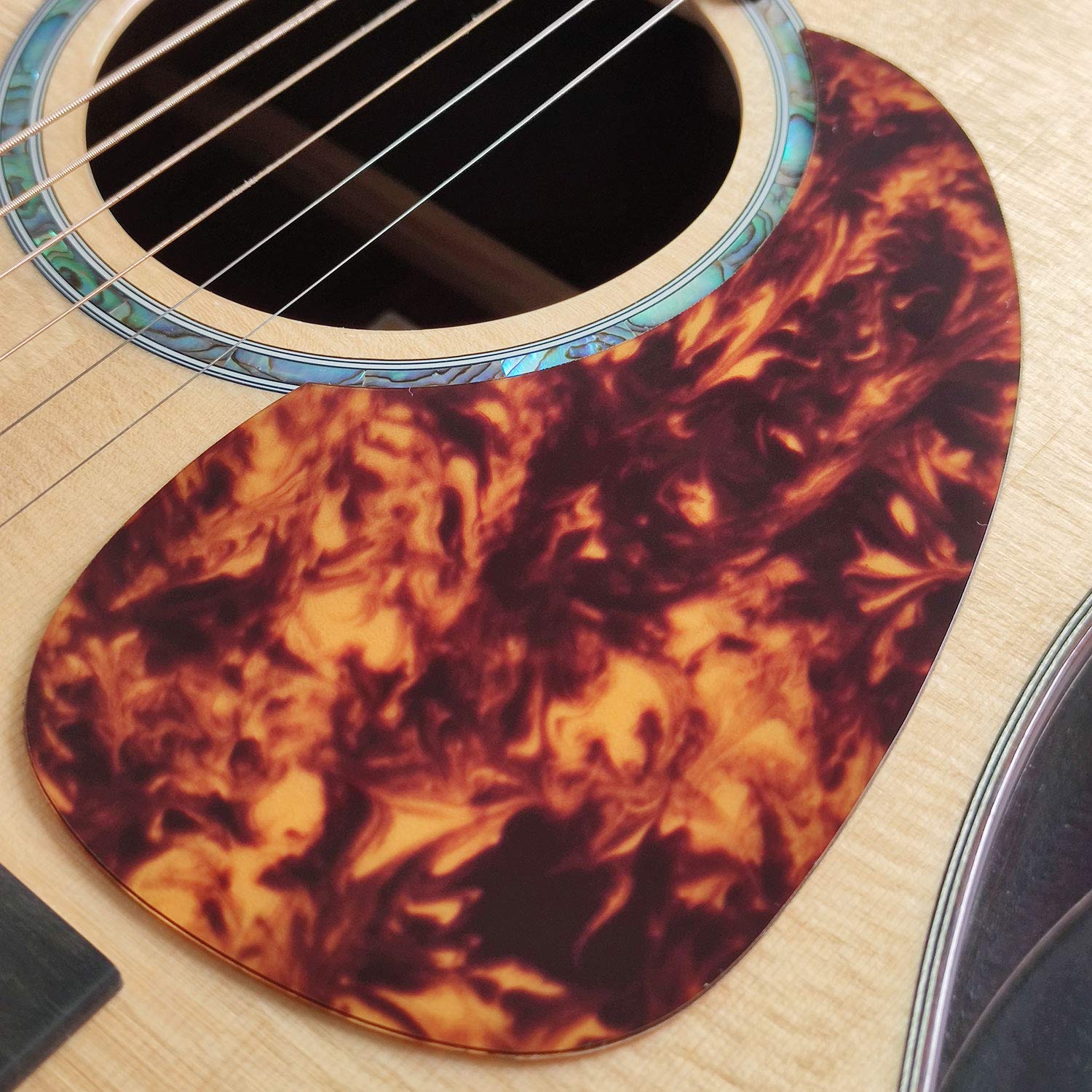 Vencetmat Acoustic Guitar Pickguard fit for Martin-Flame Red