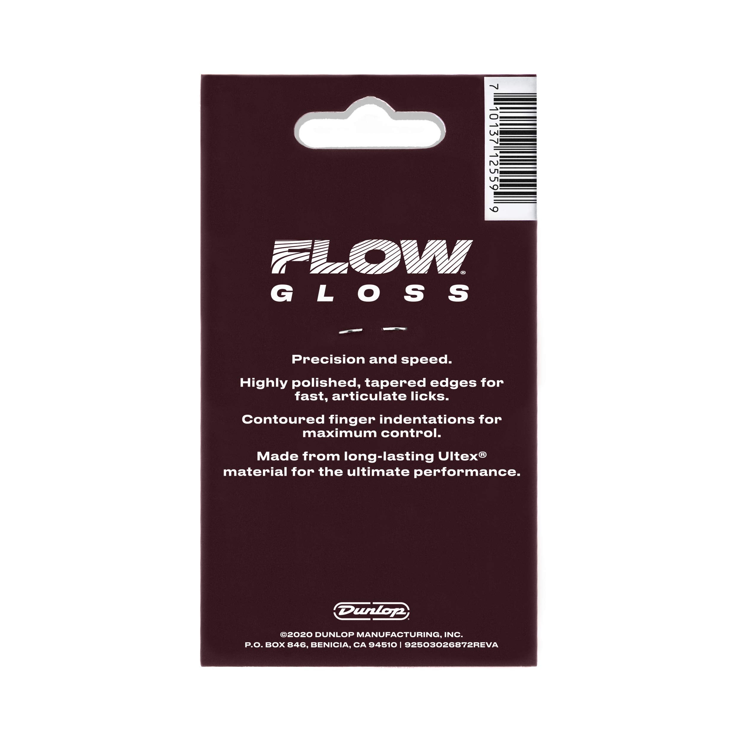 Jim Dunlop Flow Gloss 3.0mm Guitar Picks-3 Pack