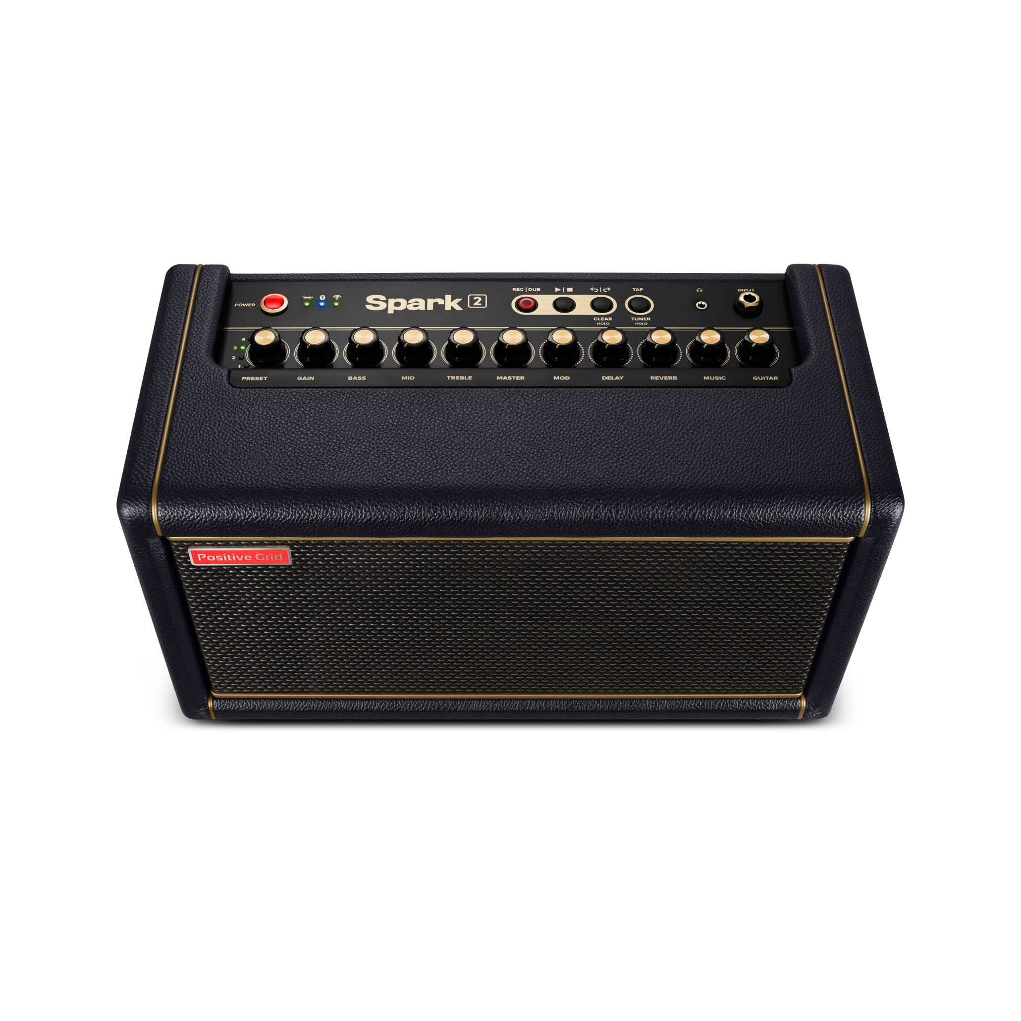 Positive Grid Spark 2 50W Smart Guitar Practice Amp & Bluetooth Speaker with Built-in Looper, AI Features & Smart App for Electr