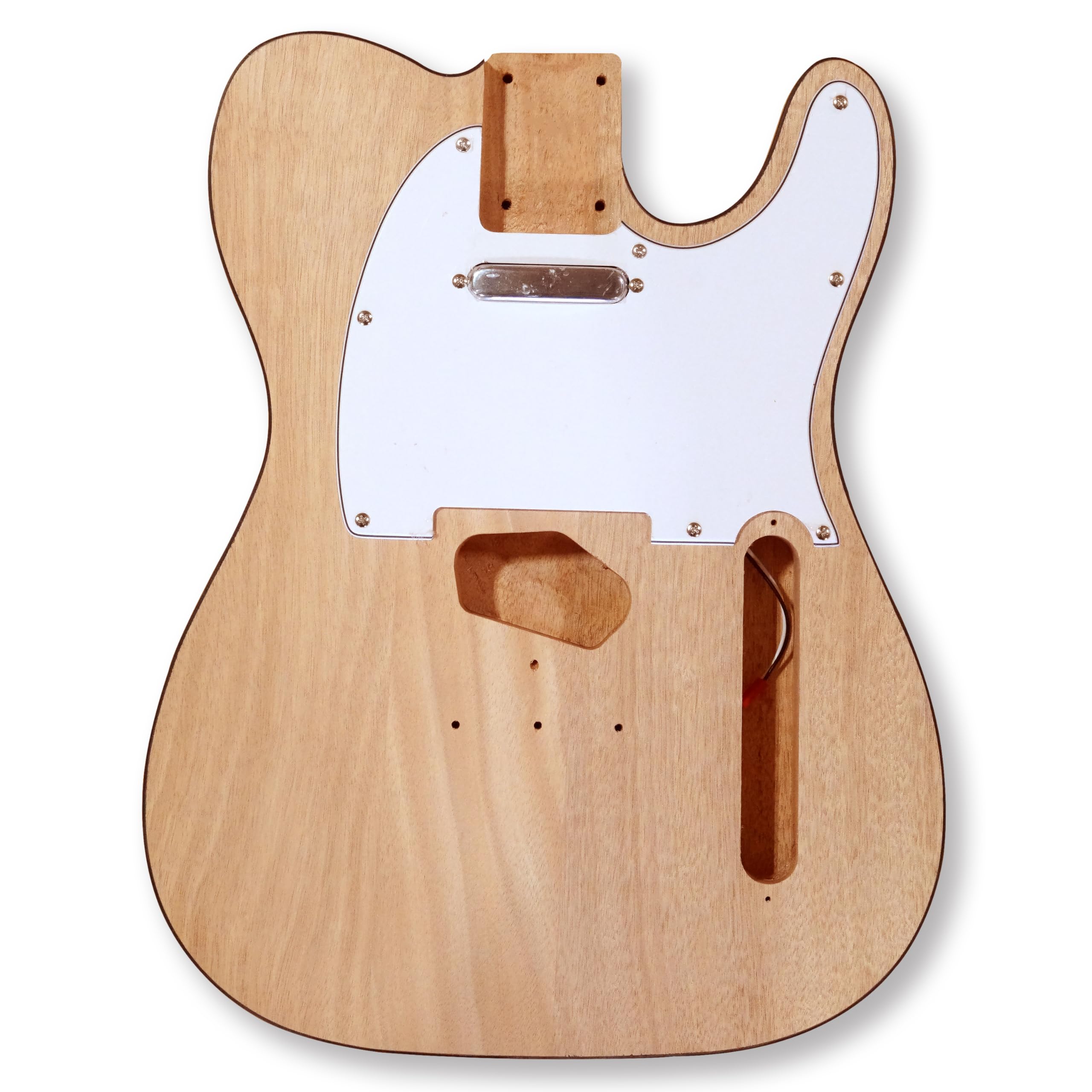 BexGears DIY Electric Guitar Kits for TL style Okoume wood Body maple neck & maple fingerboard