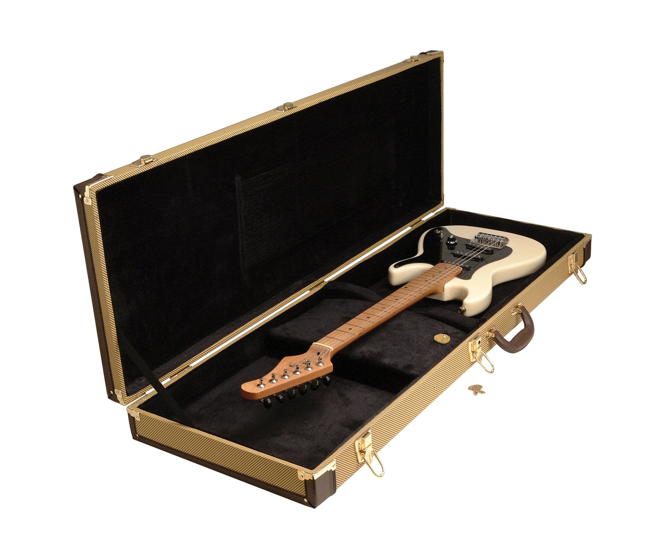 On-Stage GCE6000T Electric Guitar Hard Case, Tweed