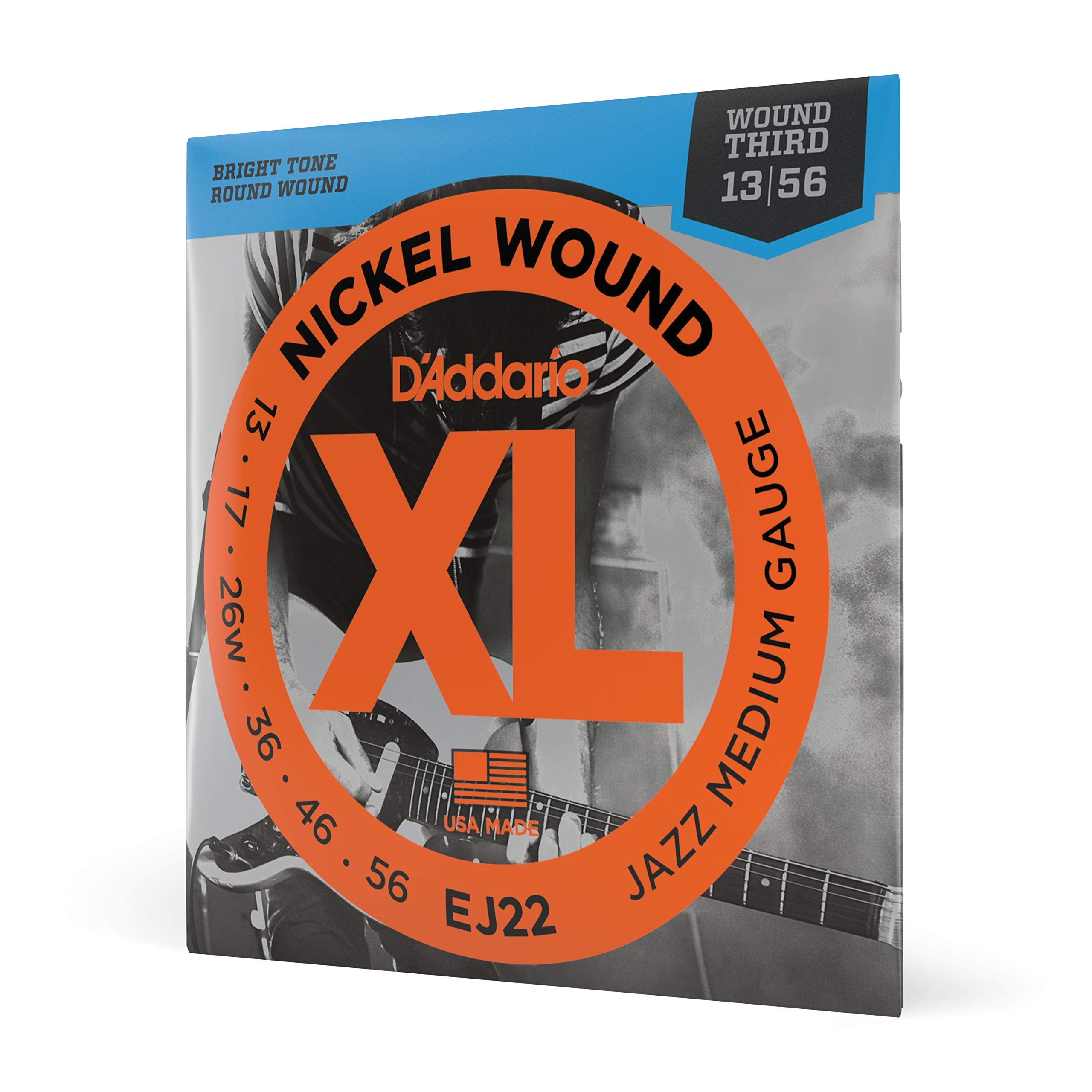 Daddario Guitar Strings - Xl Nickel Electric Guitar Strings - Ej22 - Perfect Intonation, Consistent Feel, Reliable Durability -