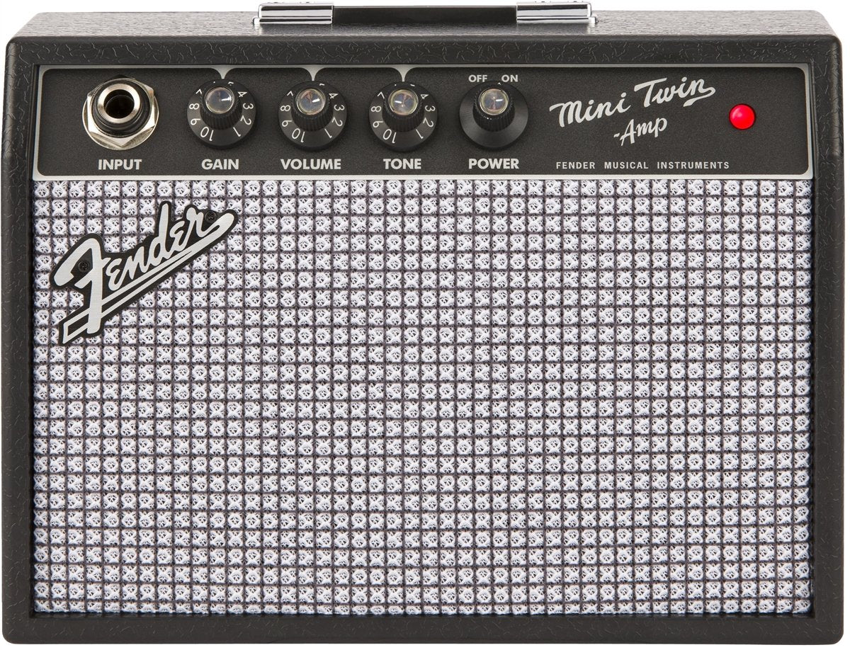 Fender Mini 65 Twin-Amp Electric Guitar Amplifier, Black